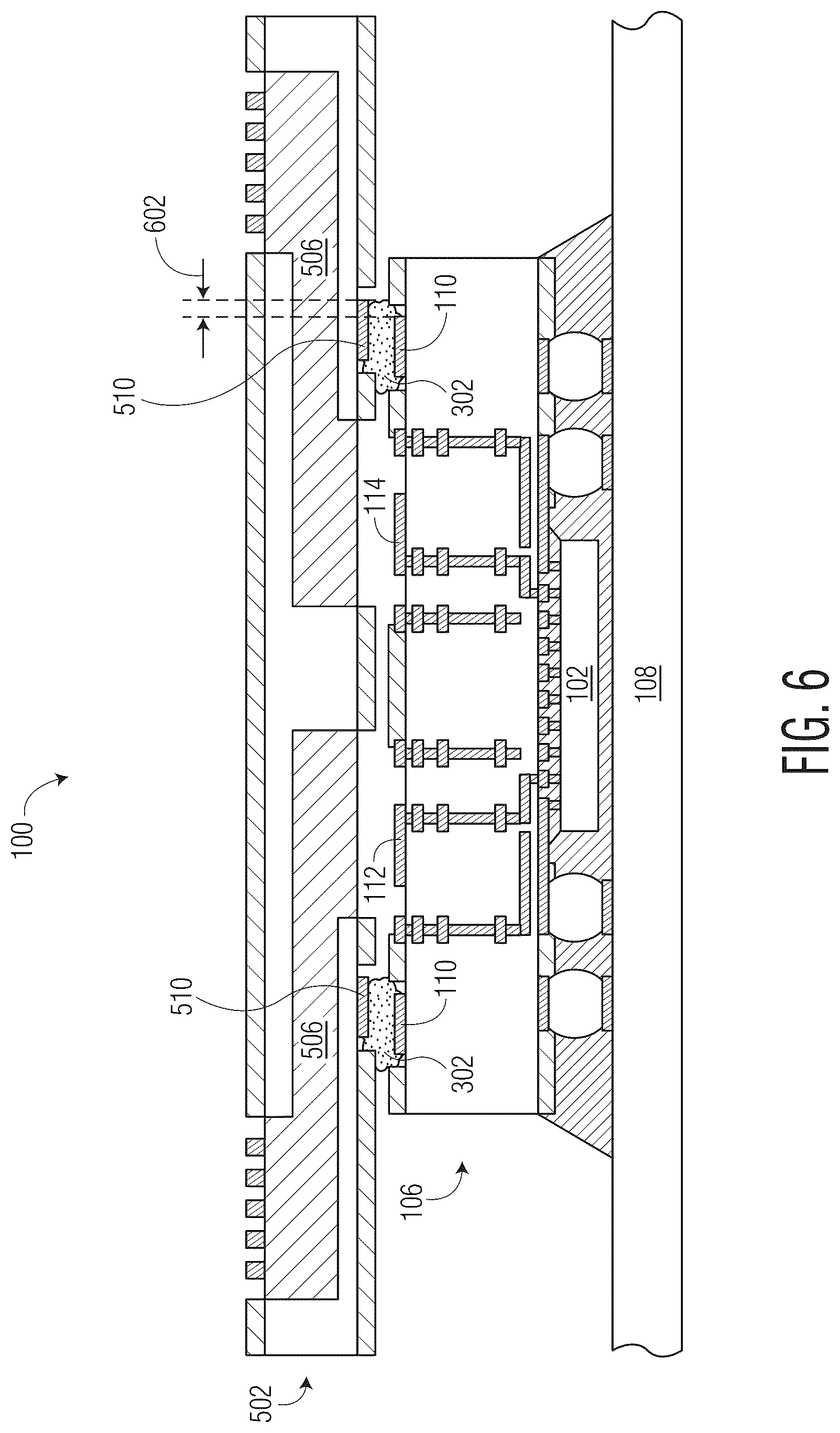 Patent US12588517 Figure 6 – Semiconductor device with self-aligned waveguide and method therefor