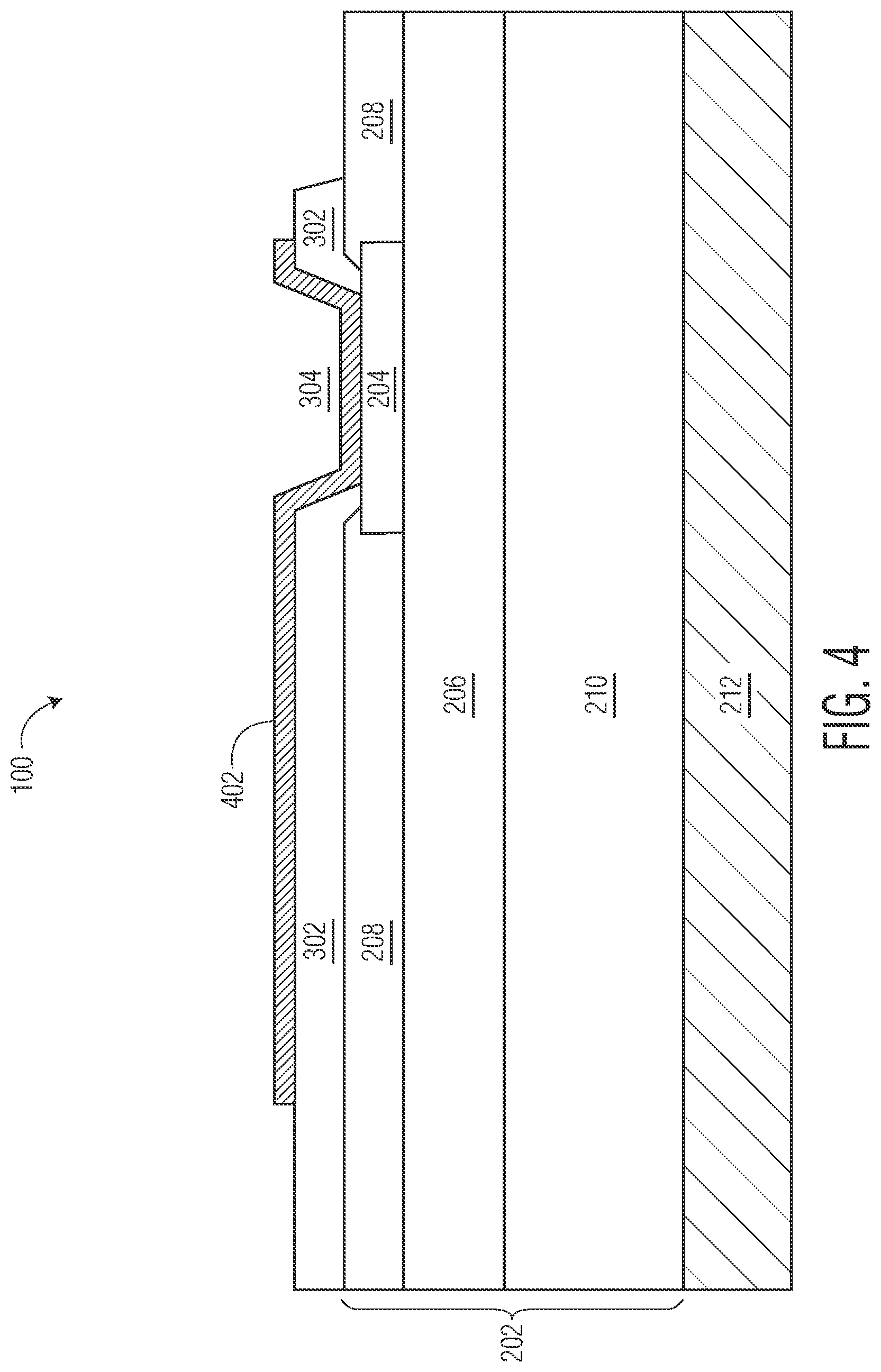 Patent US12588518 Figure 4 – Semiconductor device with reinforced dielectric and method therefor