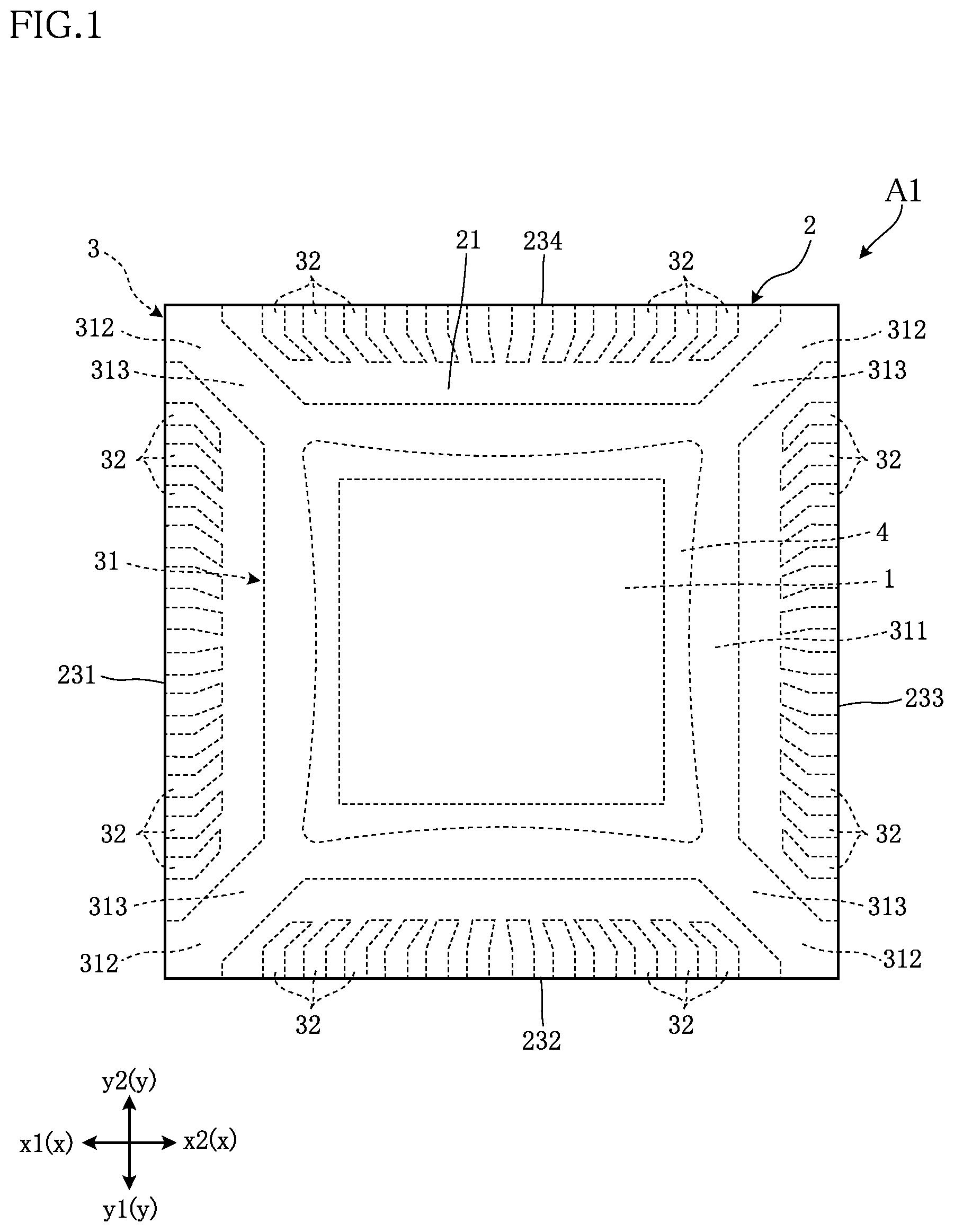 Patent US12588520 Figure 1 – Electronic device and method for manufacturing electronic device