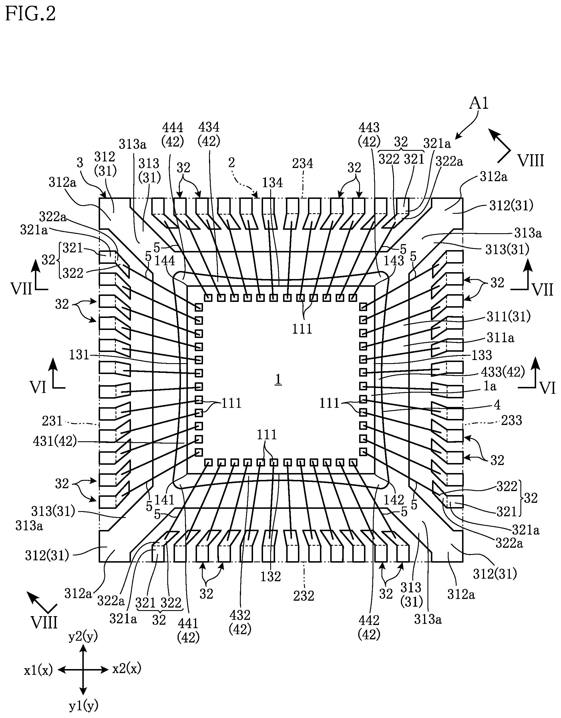Patent US12588520 Figure 2 – Electronic device and method for manufacturing electronic device