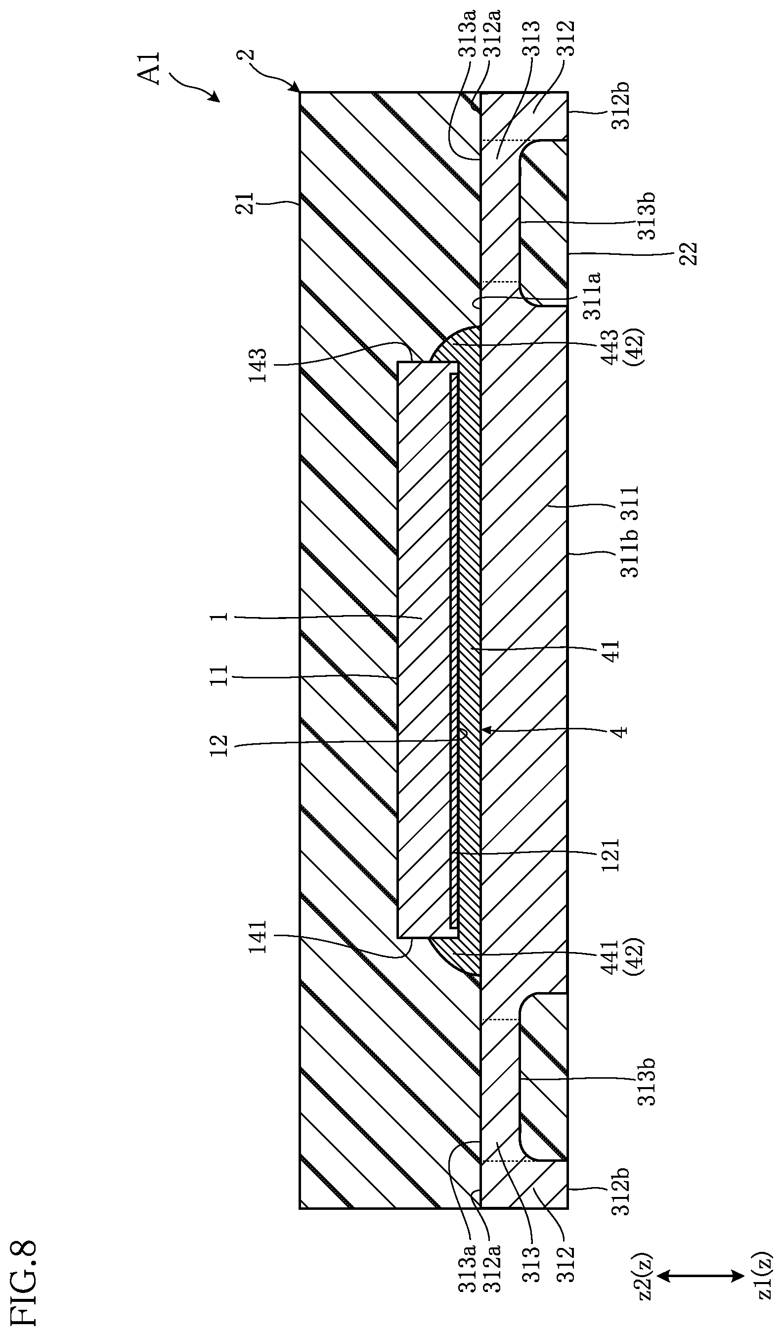 Patent US12588520 Figure 7 – Electronic device and method for manufacturing electronic device