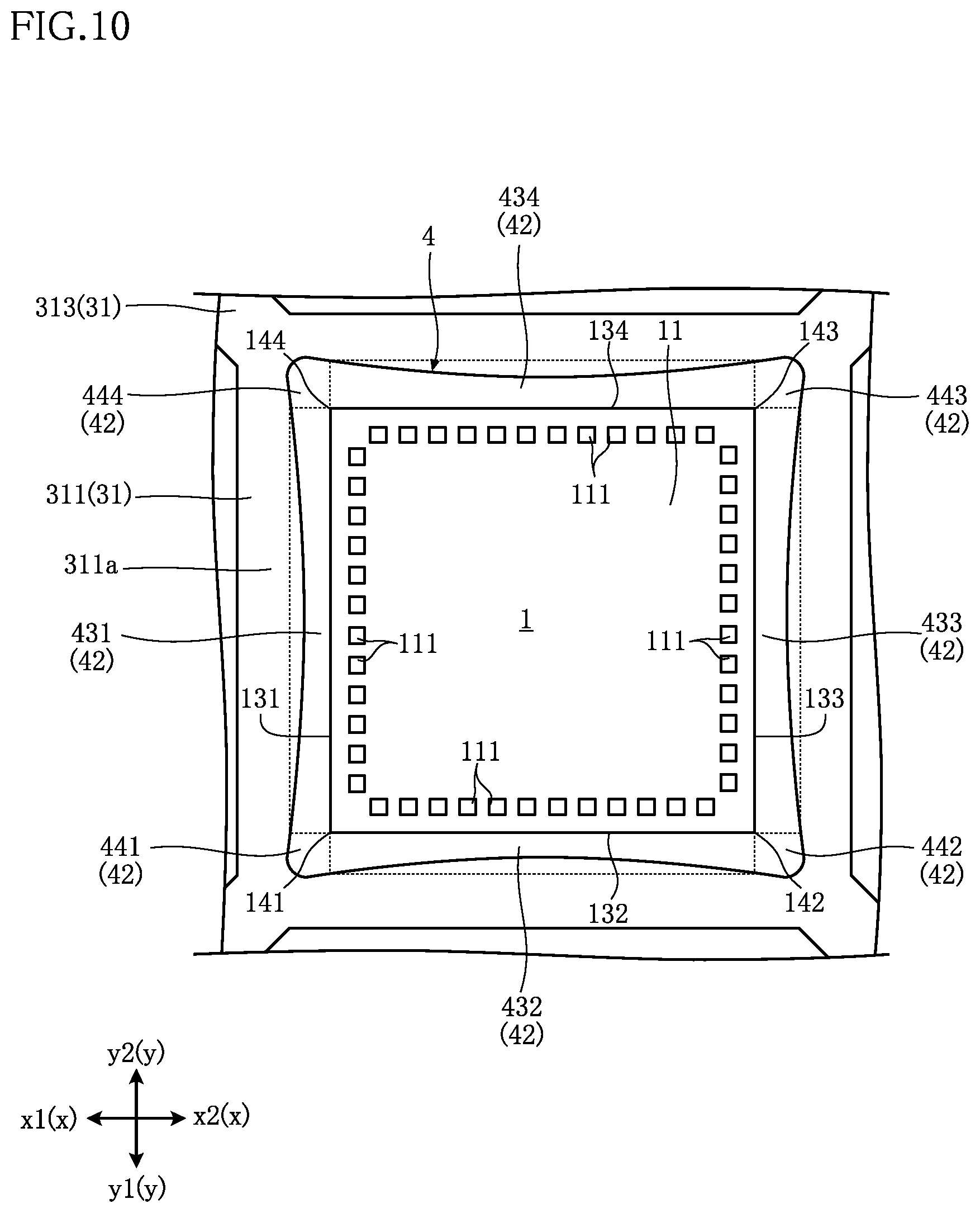Patent US12588520 Figure 9 – Electronic device and method for manufacturing electronic device