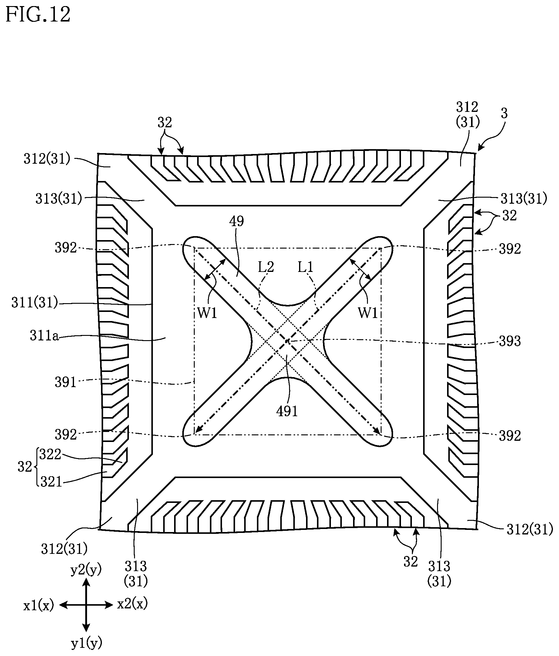Patent US12588520 Figure 11 – Electronic device and method for manufacturing electronic device