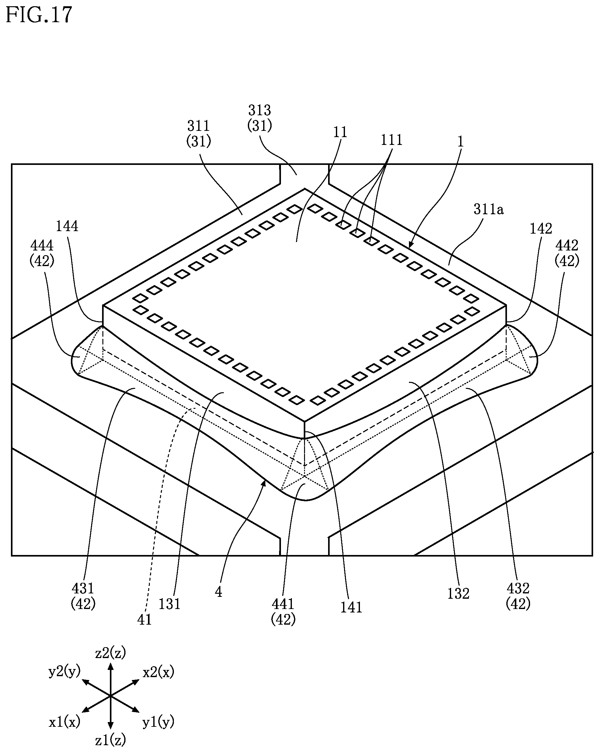 Patent US12588520 Figure 16 – Electronic device and method for manufacturing electronic device
