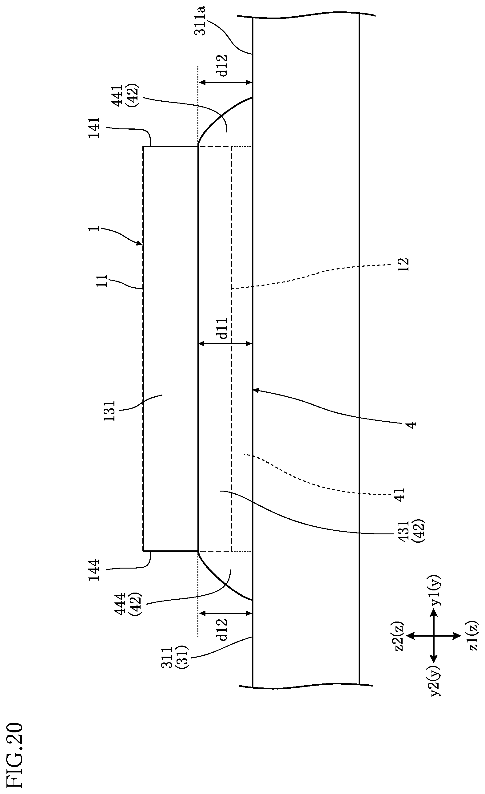 Patent US12588520 Figure 19 – Electronic device and method for manufacturing electronic device