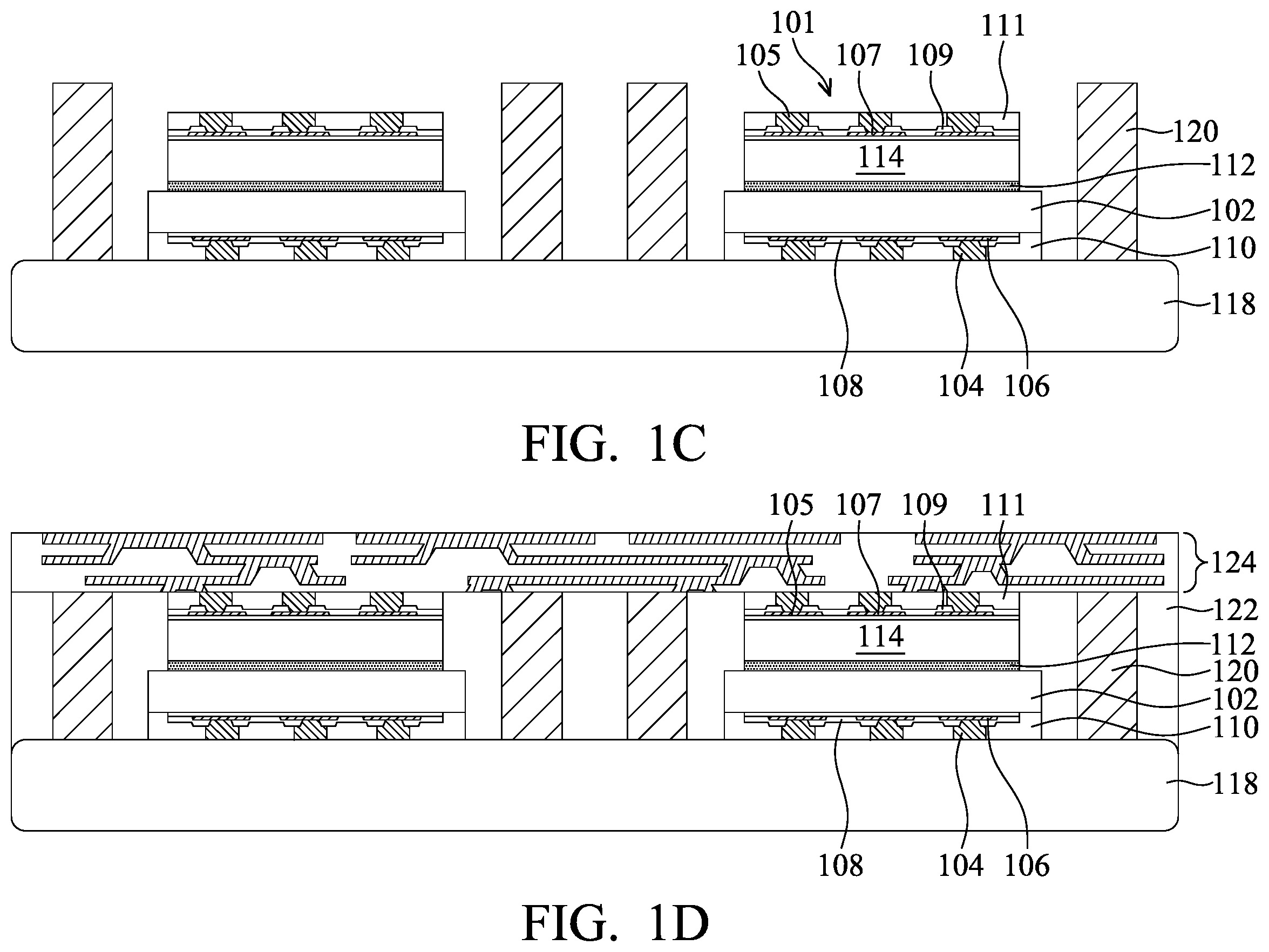 Patent US12588522 Figure 2 – Semiconductor package structure