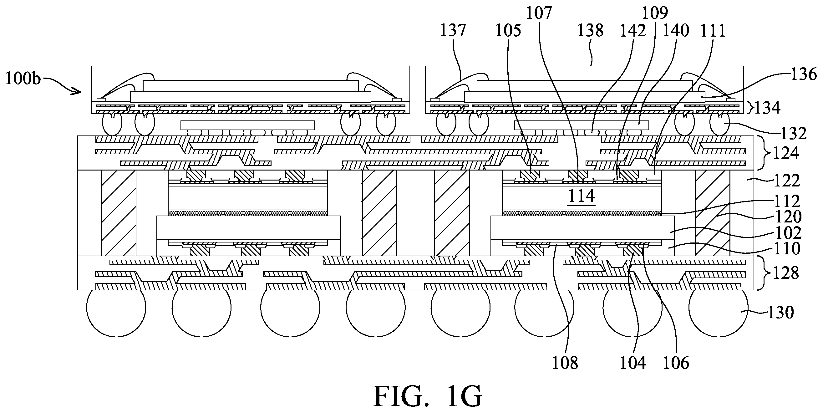 Patent US12588522 Figure 5 – Semiconductor package structure