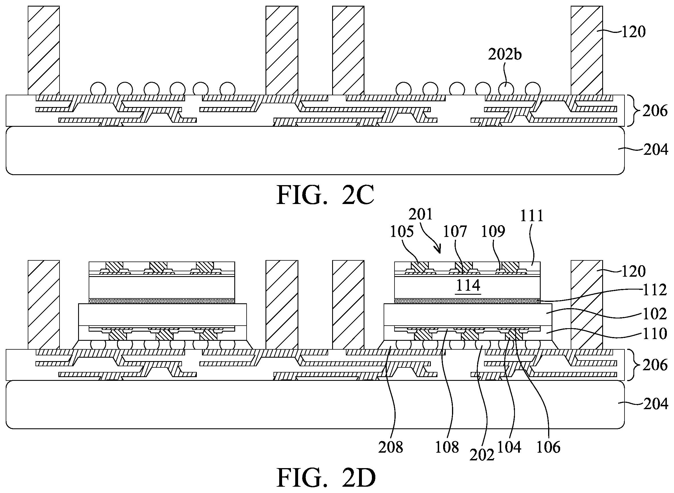 Patent US12588522 Figure 8 – Semiconductor package structure