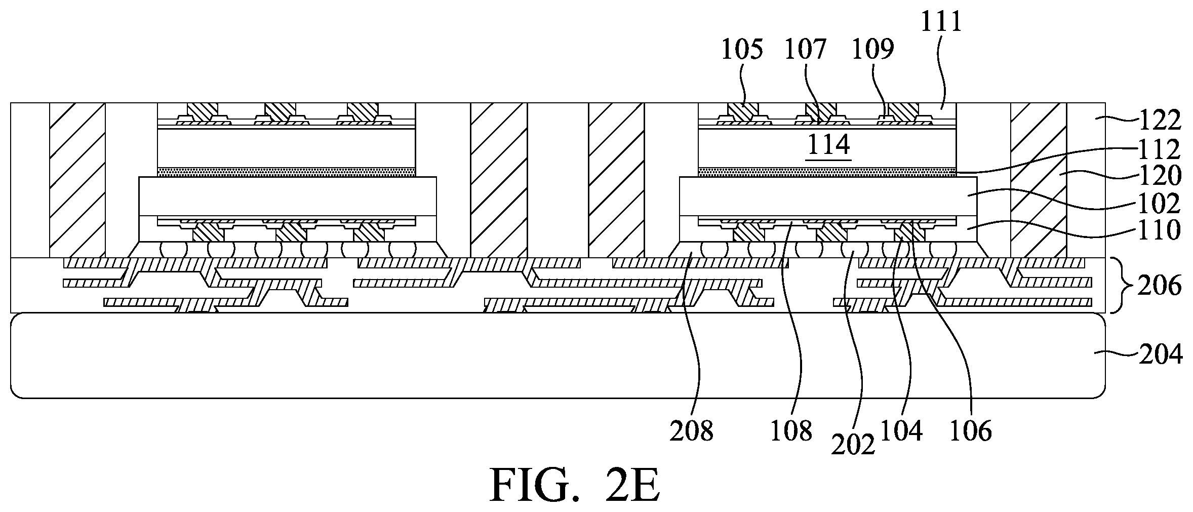 Patent US12588522 Figure 9 – Semiconductor package structure