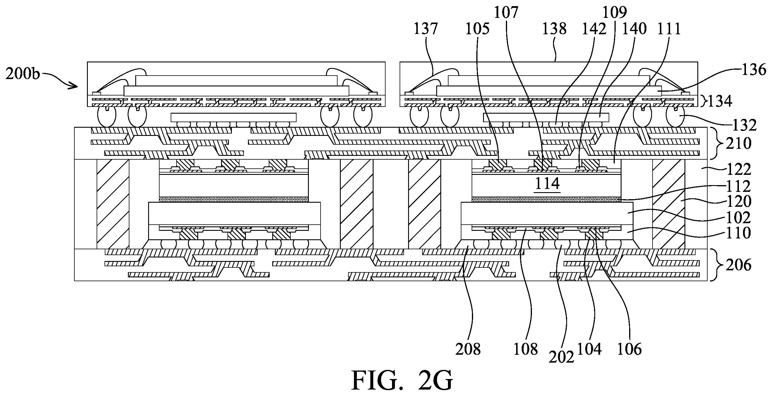 Patent US12588522 Figure 11 – Semiconductor package structure