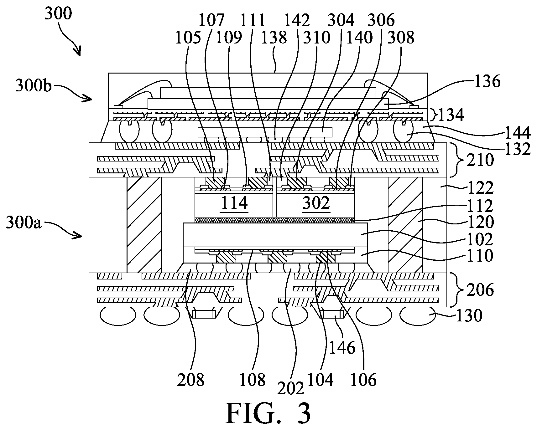 Patent US12588522 Figure 13 – Semiconductor package structure