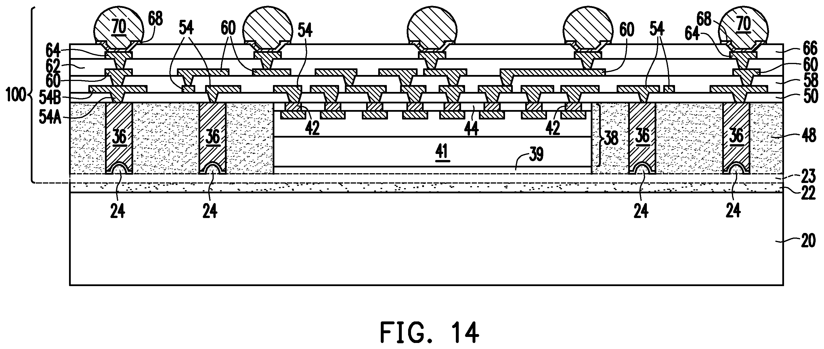 Patent US12588523 Figure 18 – InFO-POP structures with TIVs having cavities