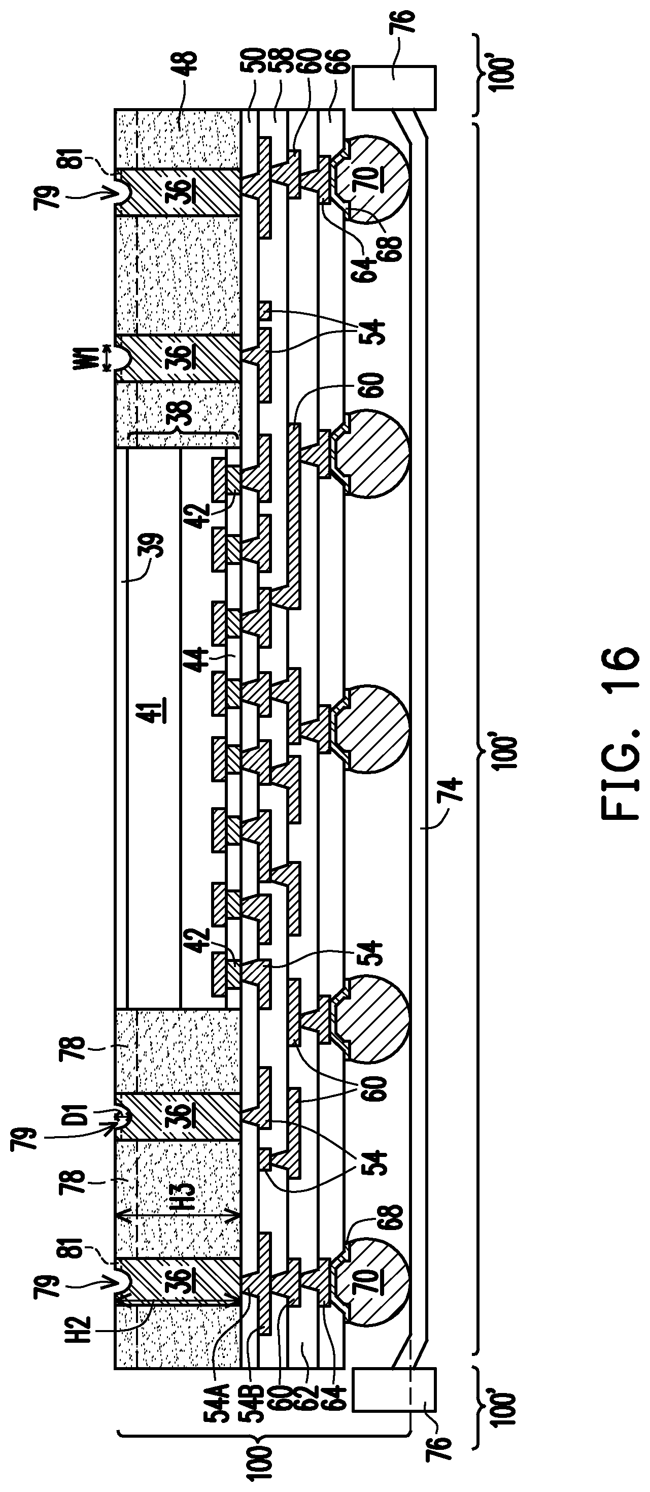 Patent US12588523 Figure 20 – InFO-POP structures with TIVs having cavities