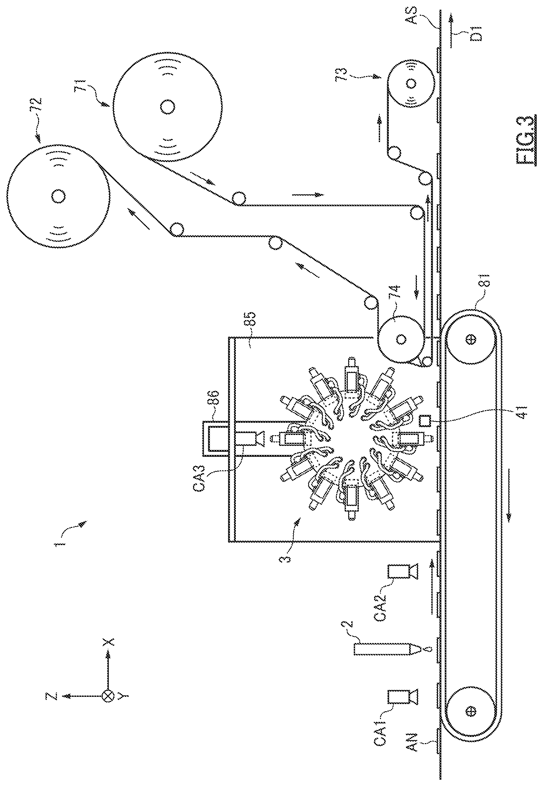 Patent US12588532 Figure 3 – IC chip mounting device, and IC chip mounting method