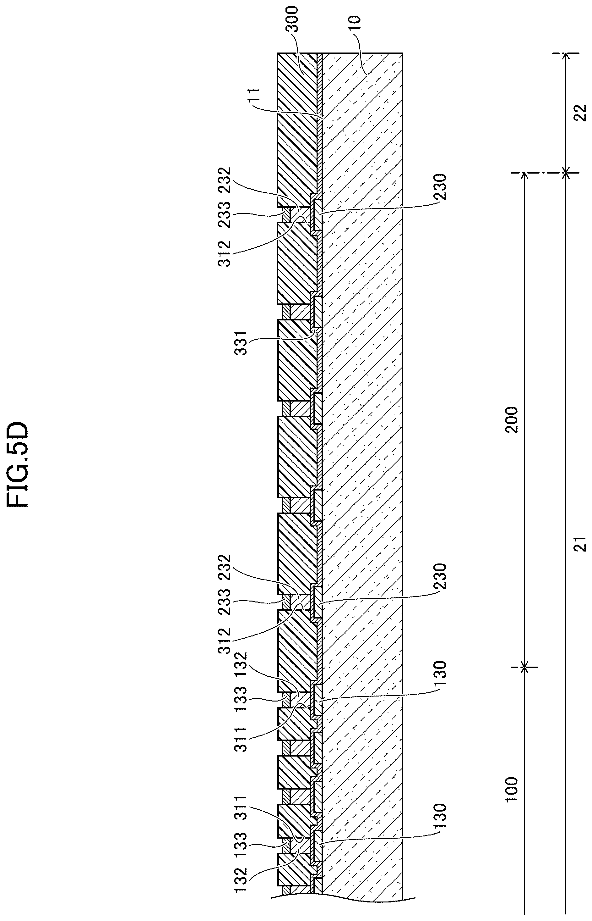 Patent US12588534 Figure 8 – Density distribution of conductive bumps on wafer