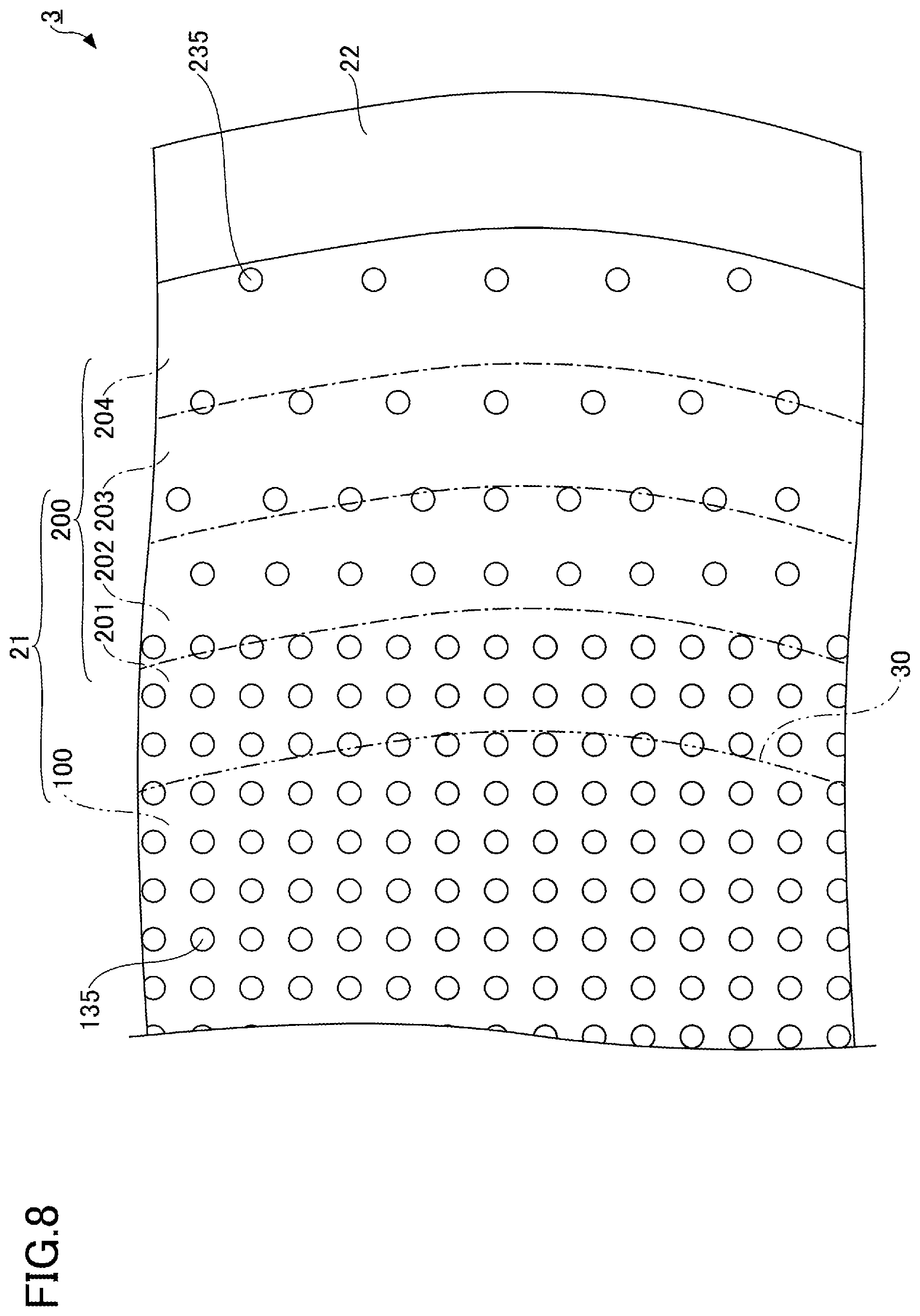 Patent US12588534 Figure 13 – Density distribution of conductive bumps on wafer