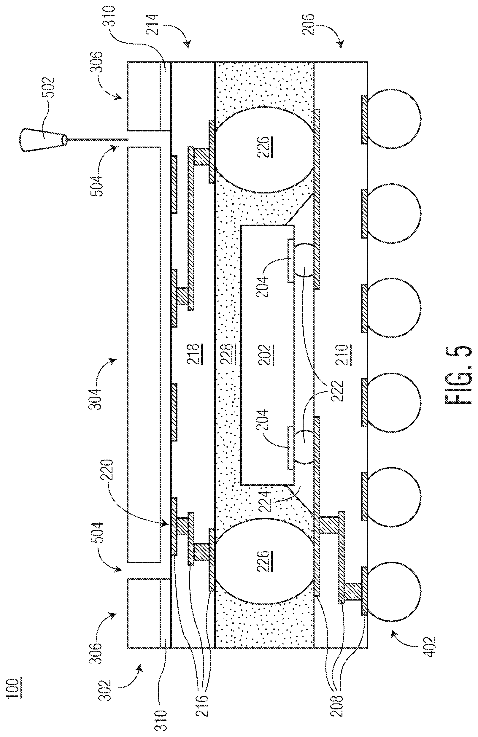 Patent US12588535 Figure 5 – Semiconductor device having dismantlable structure and method therefor