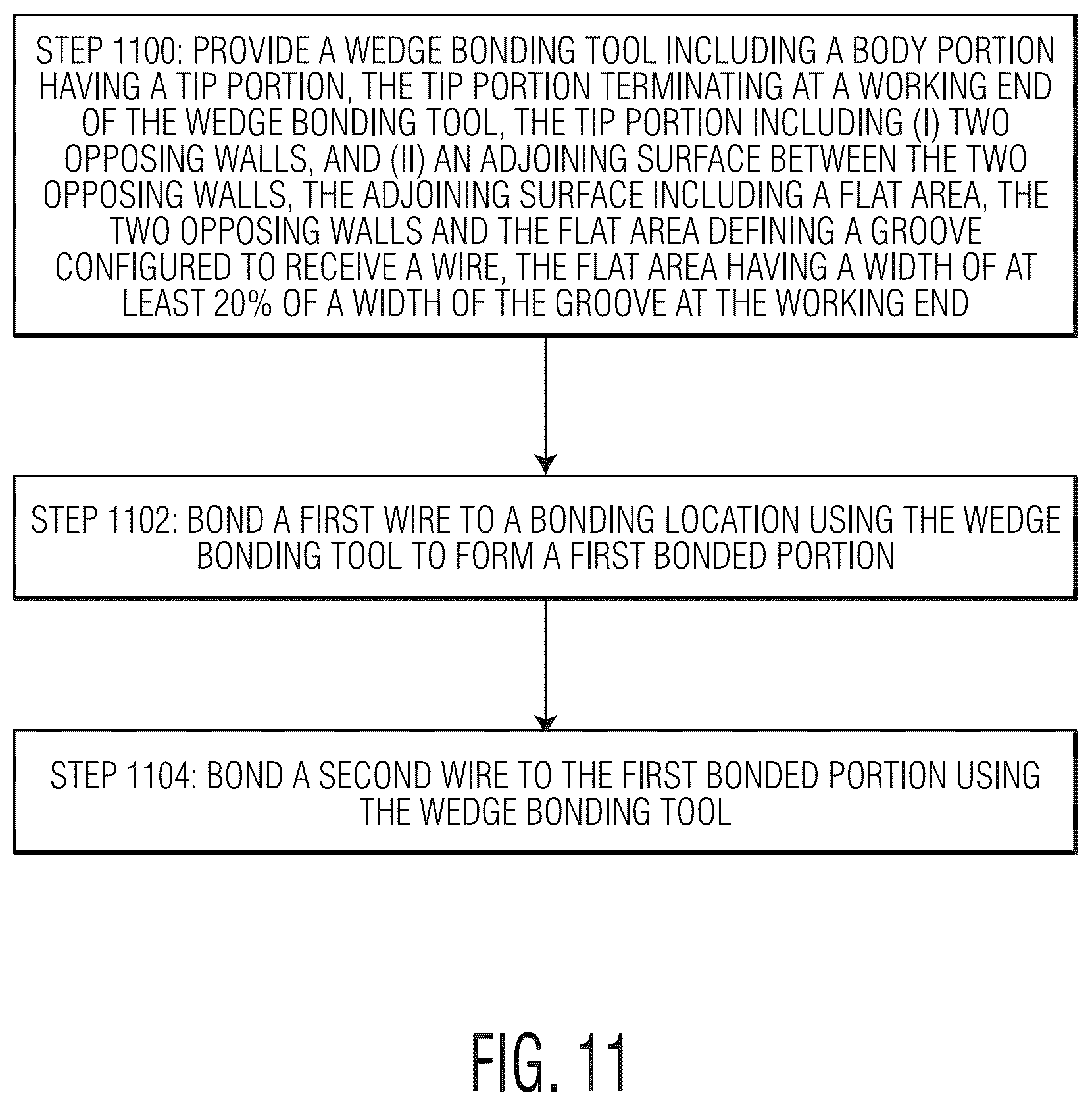 Patent US12588536 Figure 13 – Wedge bonding tools and methods of forming wire bonds