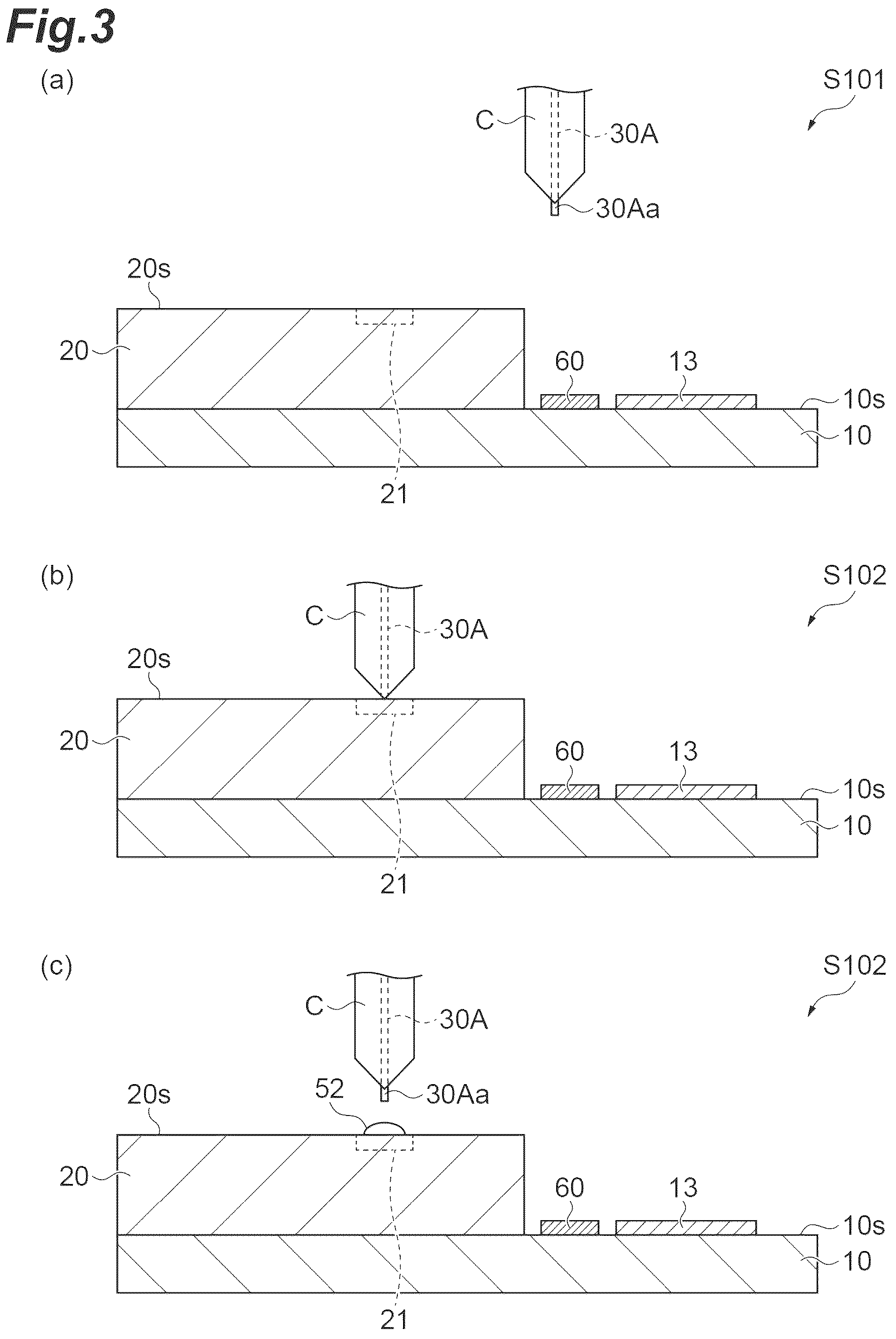 Patent US12588537 Figure 3 – Semiconductor device comprising lead frame and bonding wire and manufacturing method for the semiconductor device