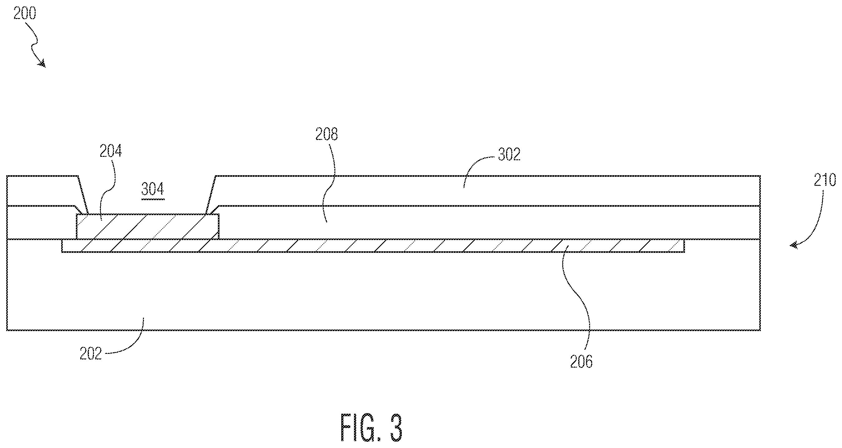 Patent US12588538 Figure 3 – Semiconductor device having wired under bump structure and method therefor