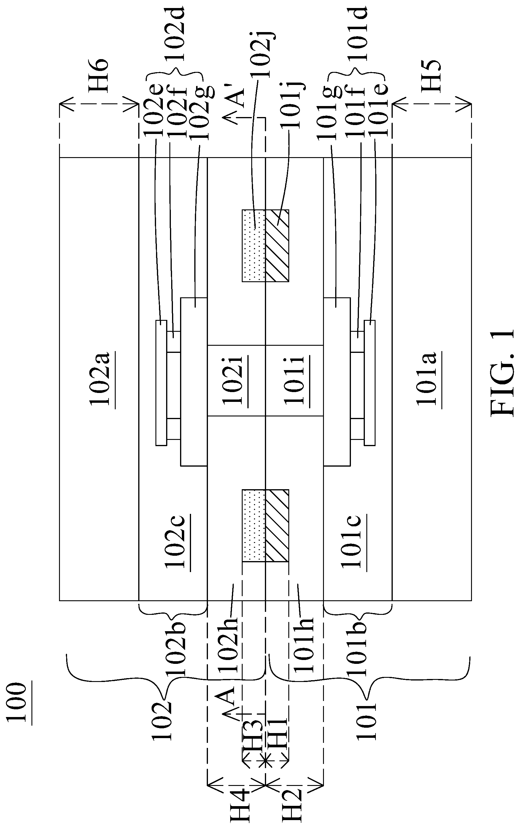 Patent US12588540 Figure 1 – Semiconductor structure having dummy conductive member and manufacturing method thereof