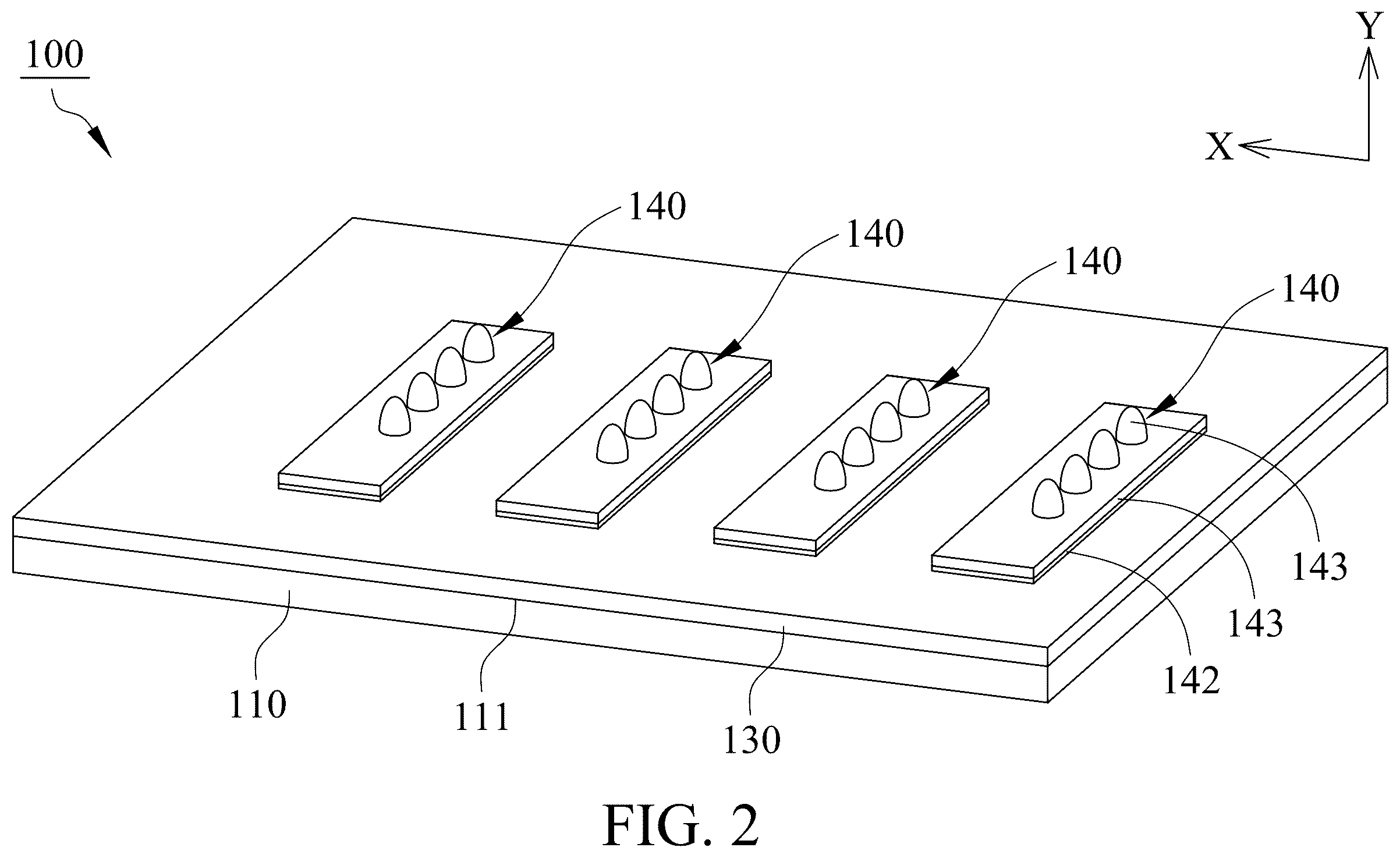 Patent US12588541 Figure 2 – Flip chip bonding method and chip used therein