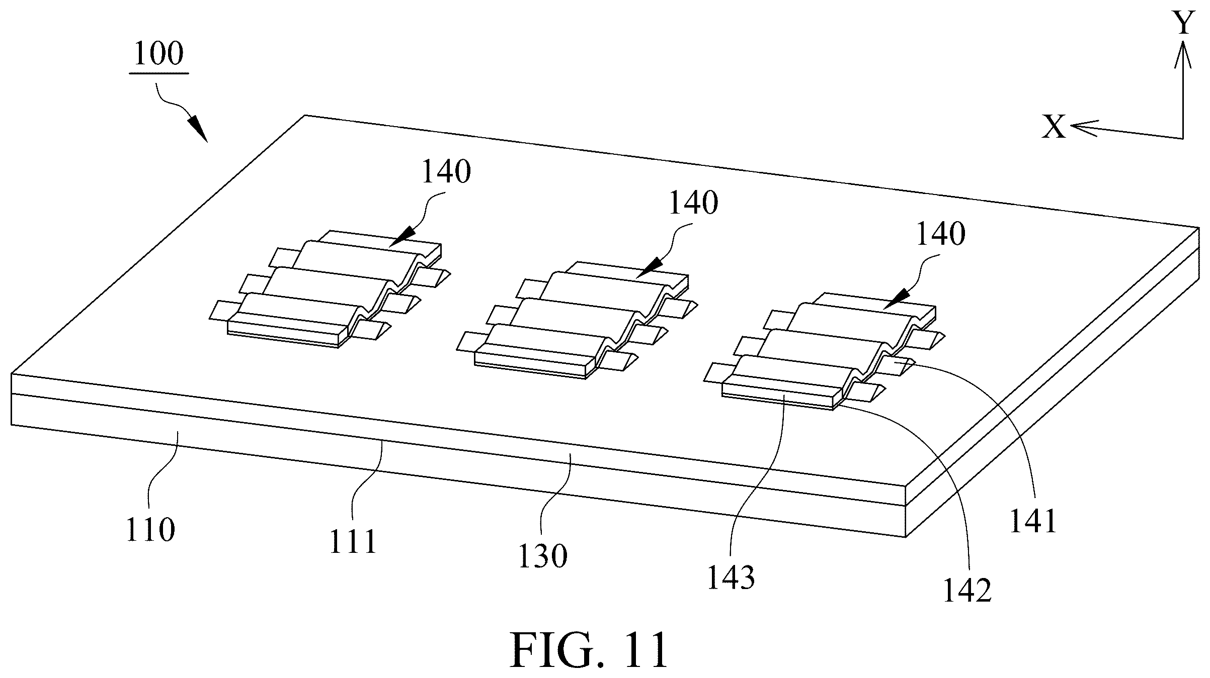 Patent US12588541 Figure 10 – Flip chip bonding method and chip used therein