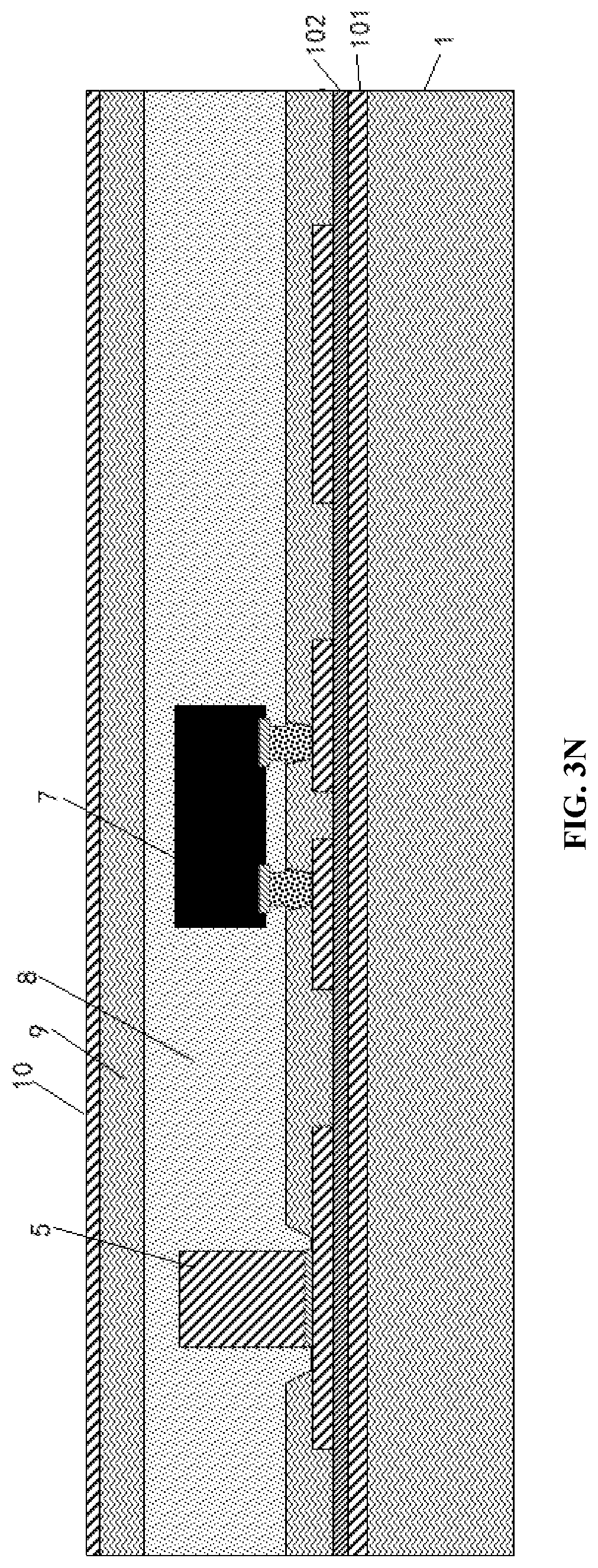 Patent US12588543 Figure 10 – Embedded flip chip package substrate and manufacturing method thereof