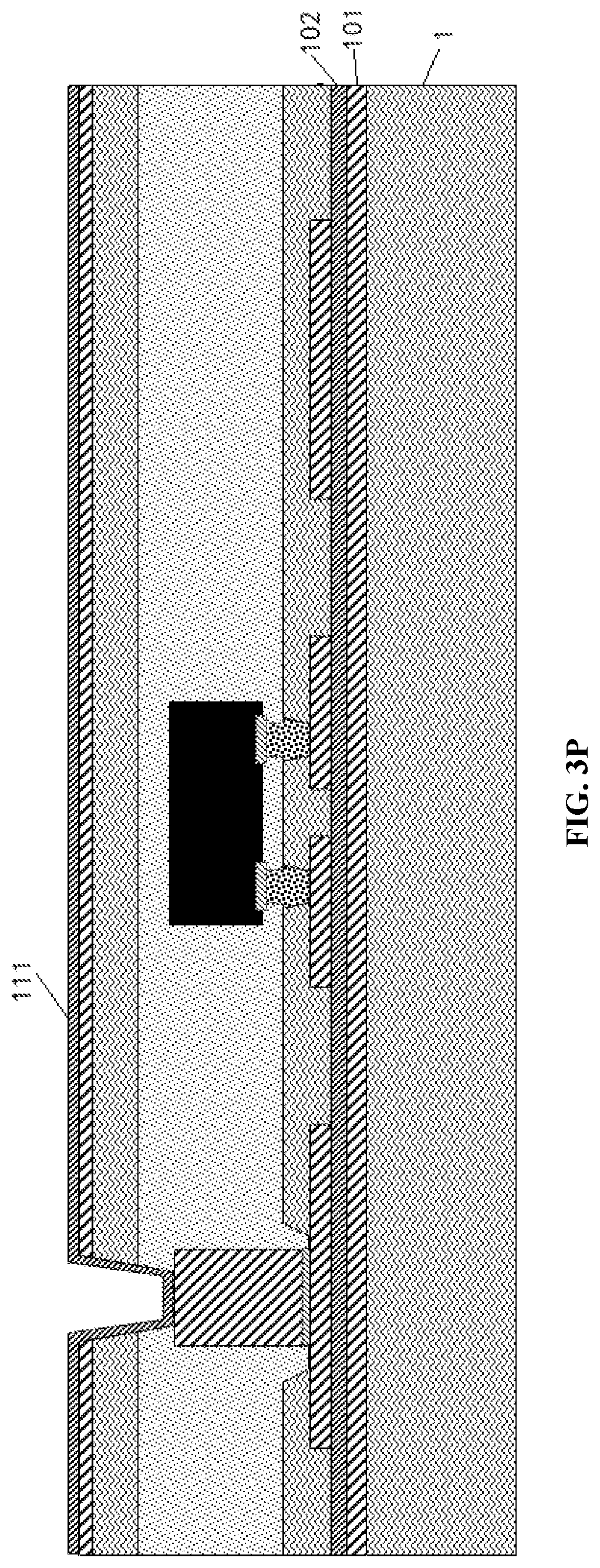 Patent US12588543 Figure 12 – Embedded flip chip package substrate and manufacturing method thereof