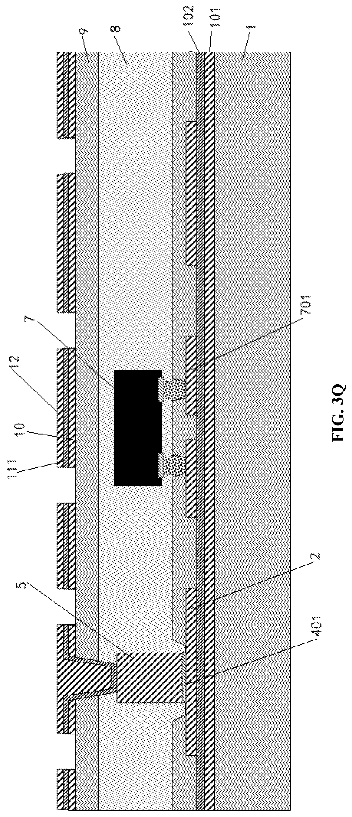 Patent US12588543 Figure 13 – Embedded flip chip package substrate and manufacturing method thereof