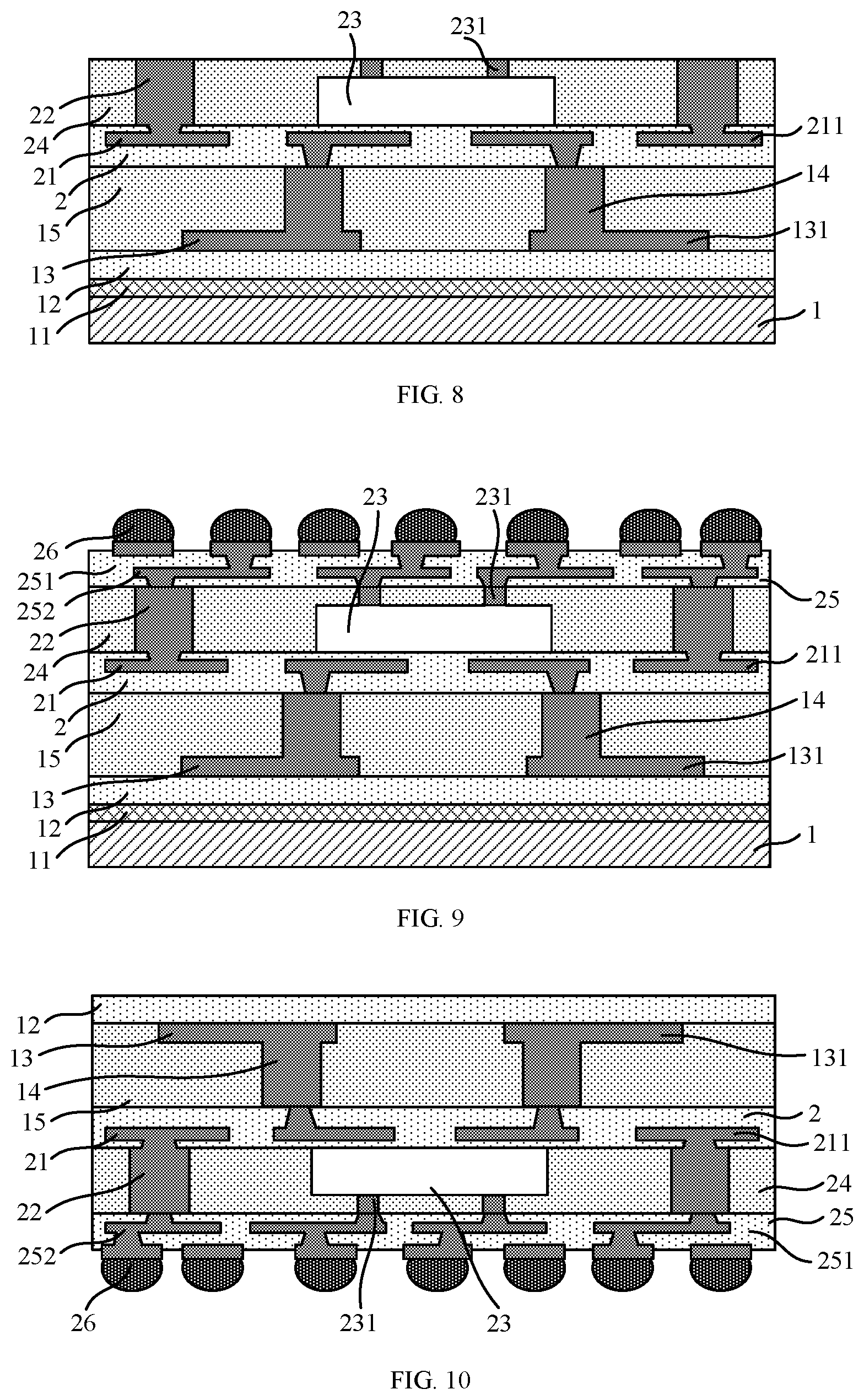 Patent US12588544 Figure 3 – Packaging structure and packaging method