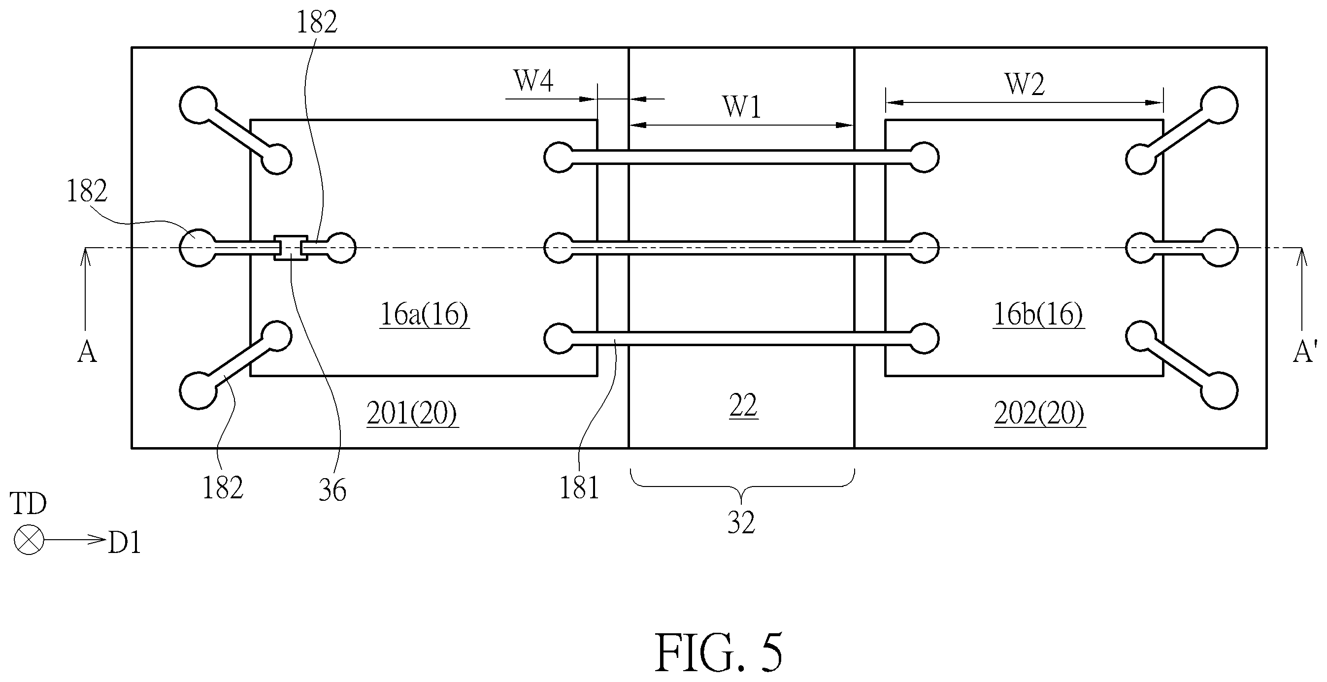 Patent US12588547 Figure 5 – Electronic device and manufacturing method thereof