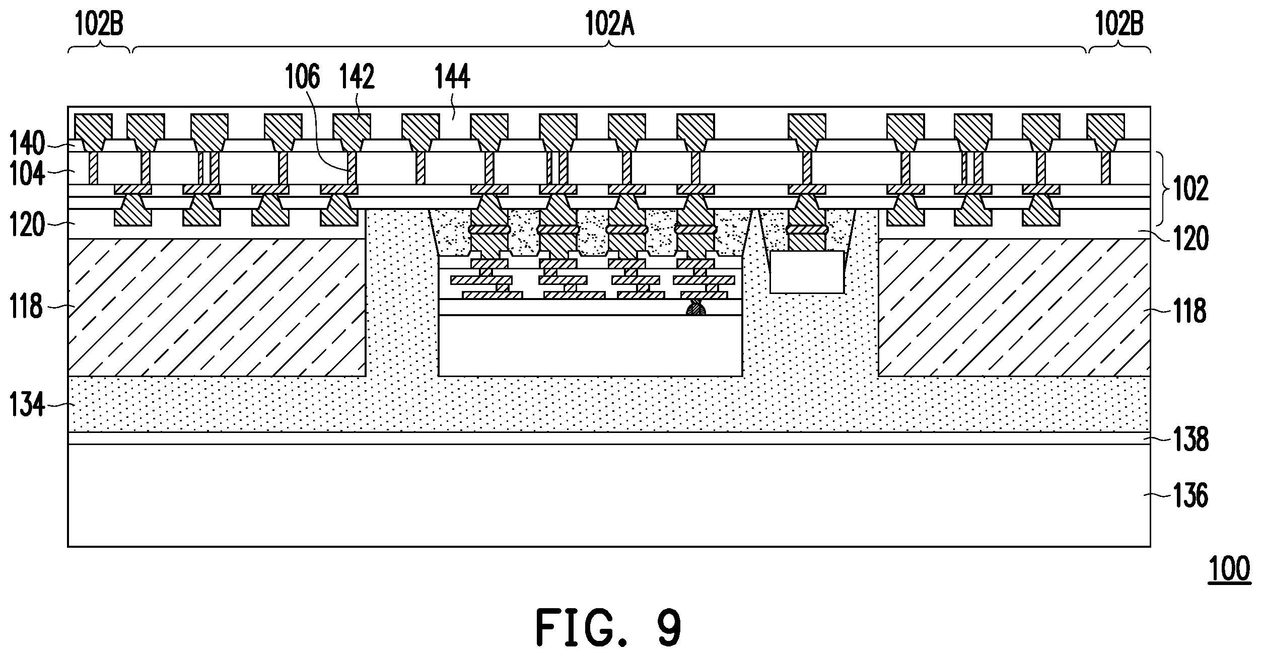 Patent US12588549 Figure 10 – Integrated circuit package and method