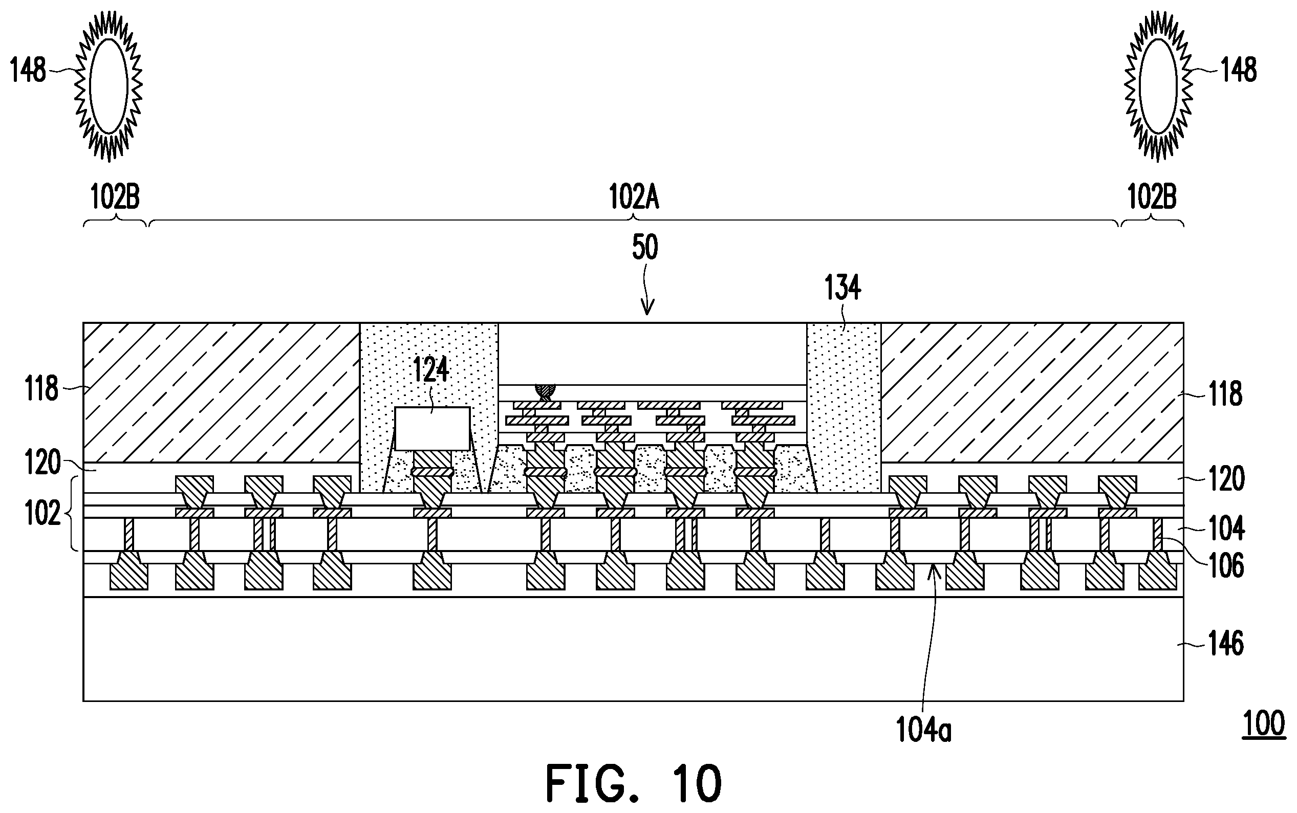 Patent US12588549 Figure 11 – Integrated circuit package and method