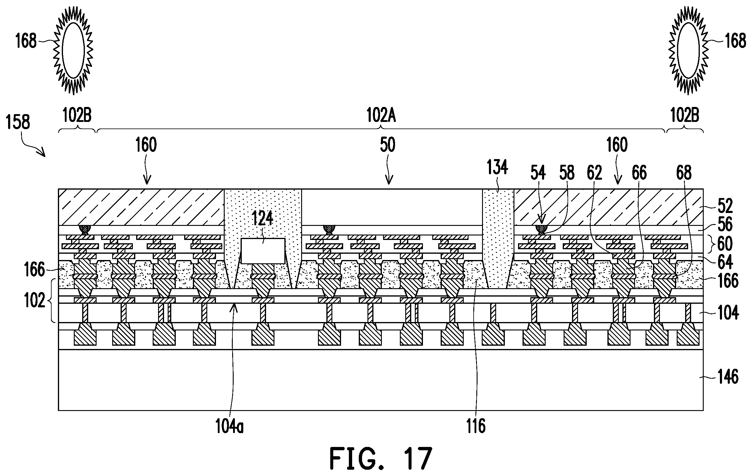 Patent US12588549 Figure 17 – Integrated circuit package and method