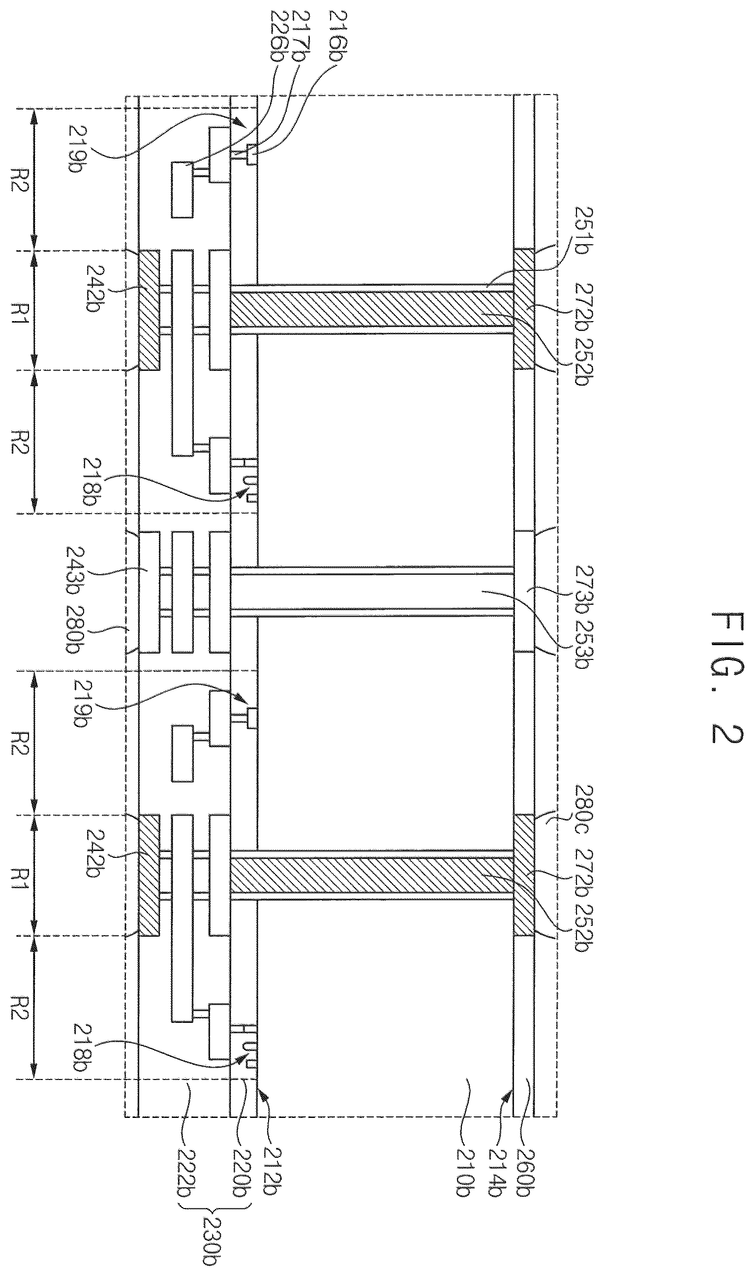 Patent US12588551 Figure 2 – Semiconductor package and method of manufacturing the semiconductor package