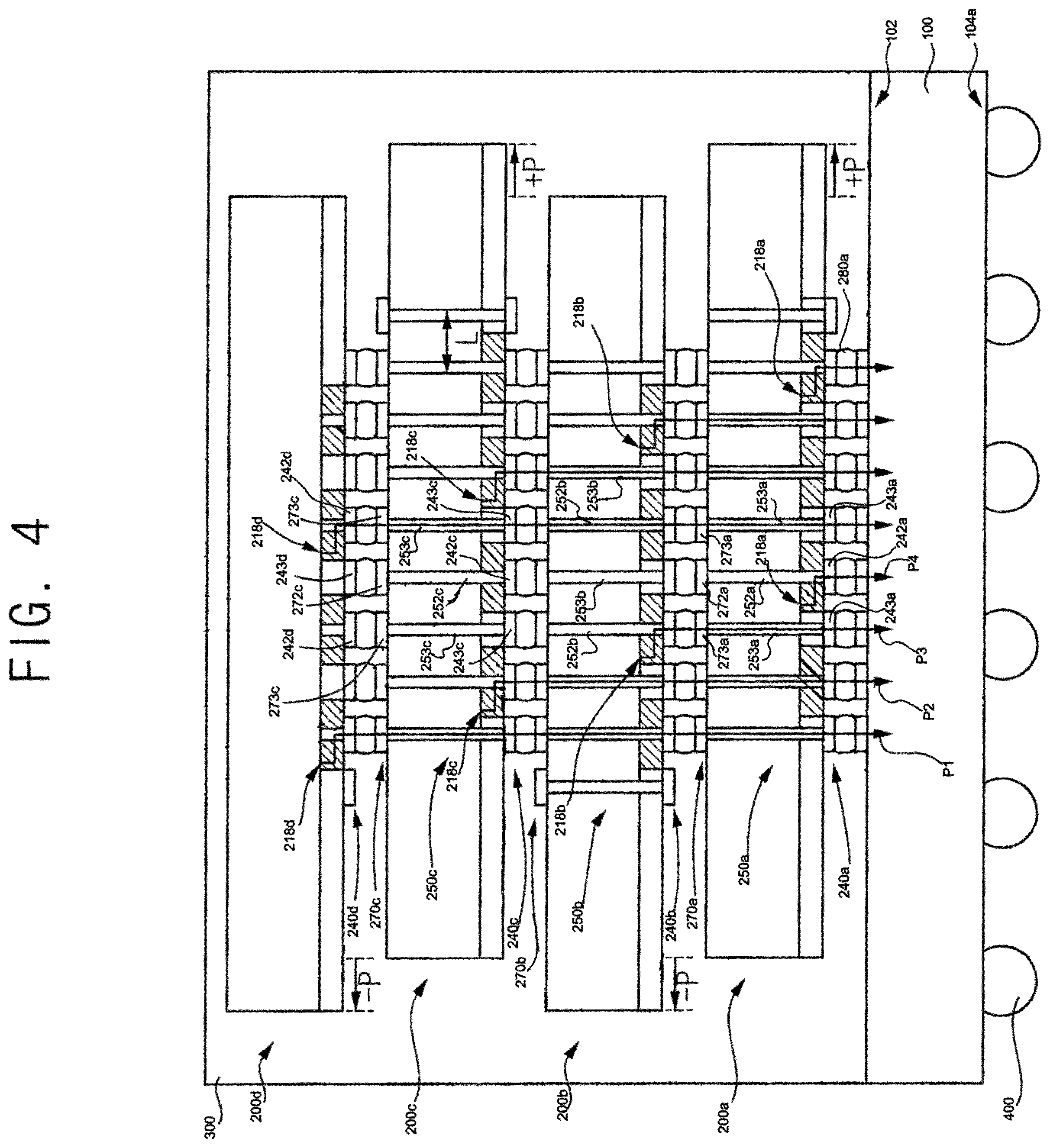 Patent US12588551 Figure 4 – Semiconductor package and method of manufacturing the semiconductor package