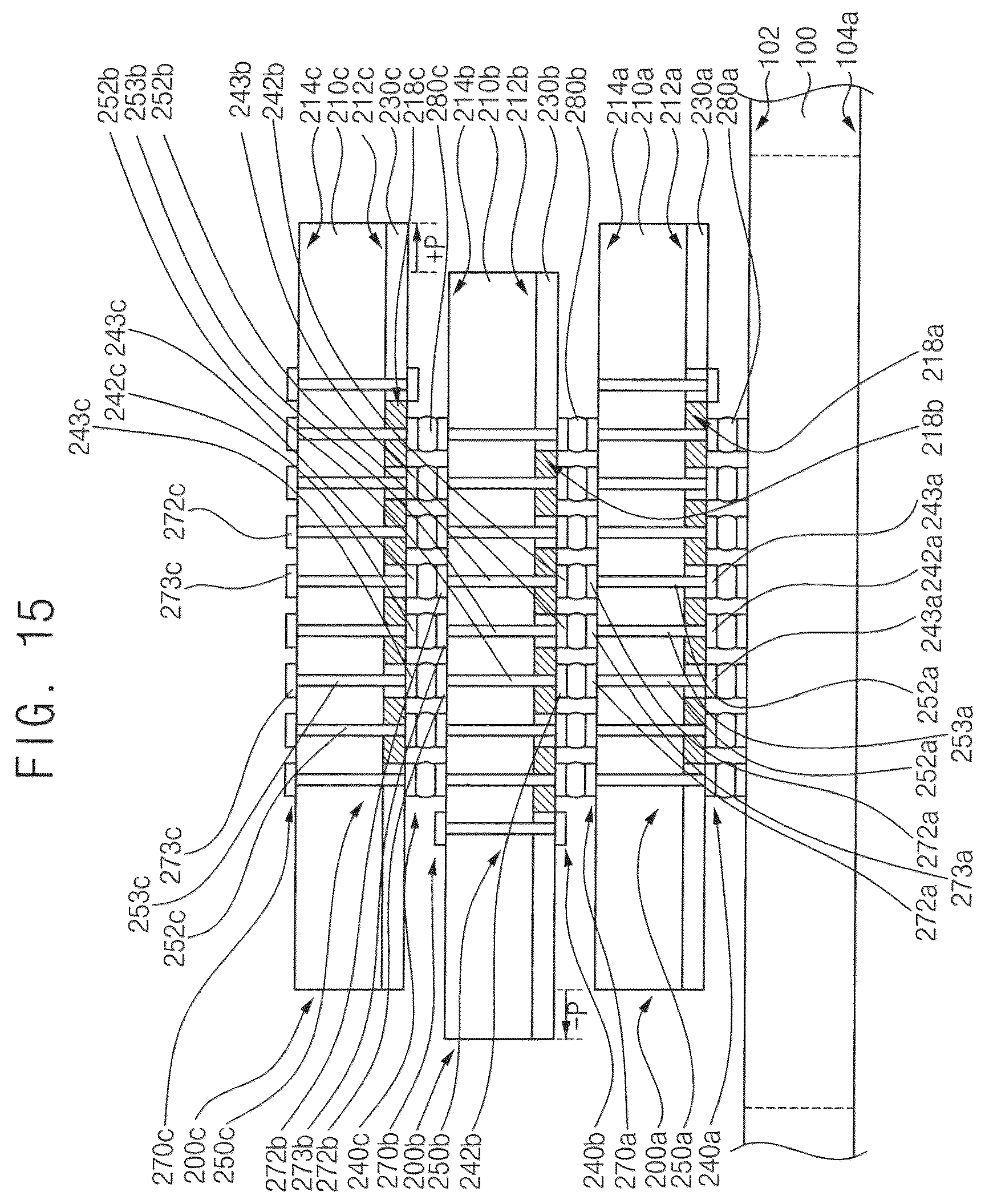 Patent US12588551 Figure 15 – Semiconductor package and method of manufacturing the semiconductor package