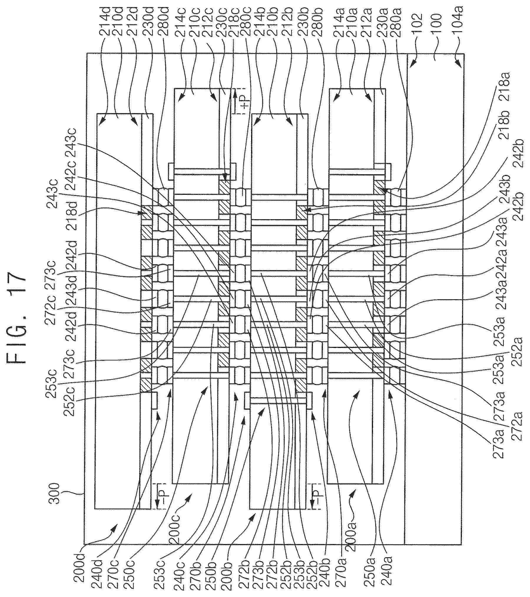 Patent US12588551 Figure 17 – Semiconductor package and method of manufacturing the semiconductor package