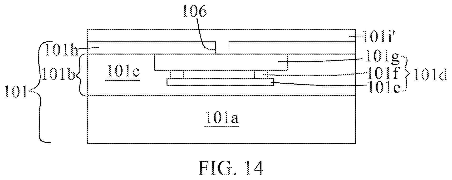 Patent US12588553 Figure 14 – Semiconductor structure having conductive pad with protrusion and manufacturing method thereof
