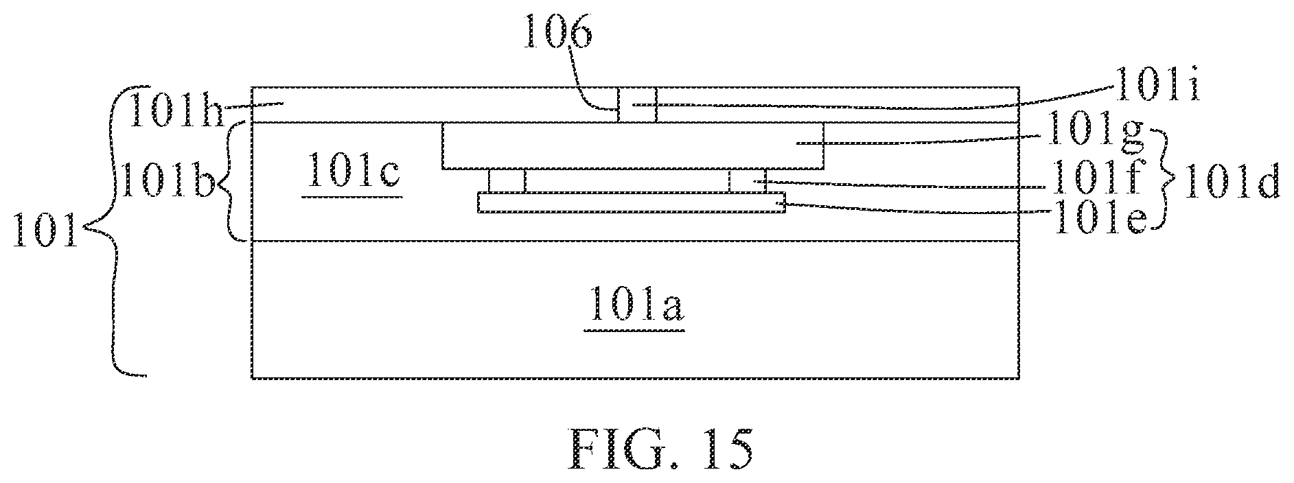 Patent US12588553 Figure 15 – Semiconductor structure having conductive pad with protrusion and manufacturing method thereof