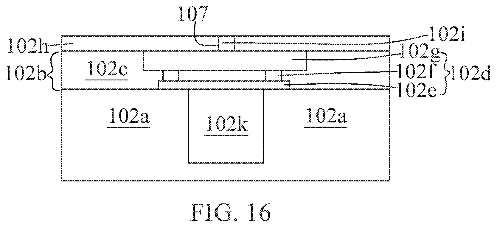Patent US12588553 Figure 16 – Semiconductor structure having conductive pad with protrusion and manufacturing method thereof