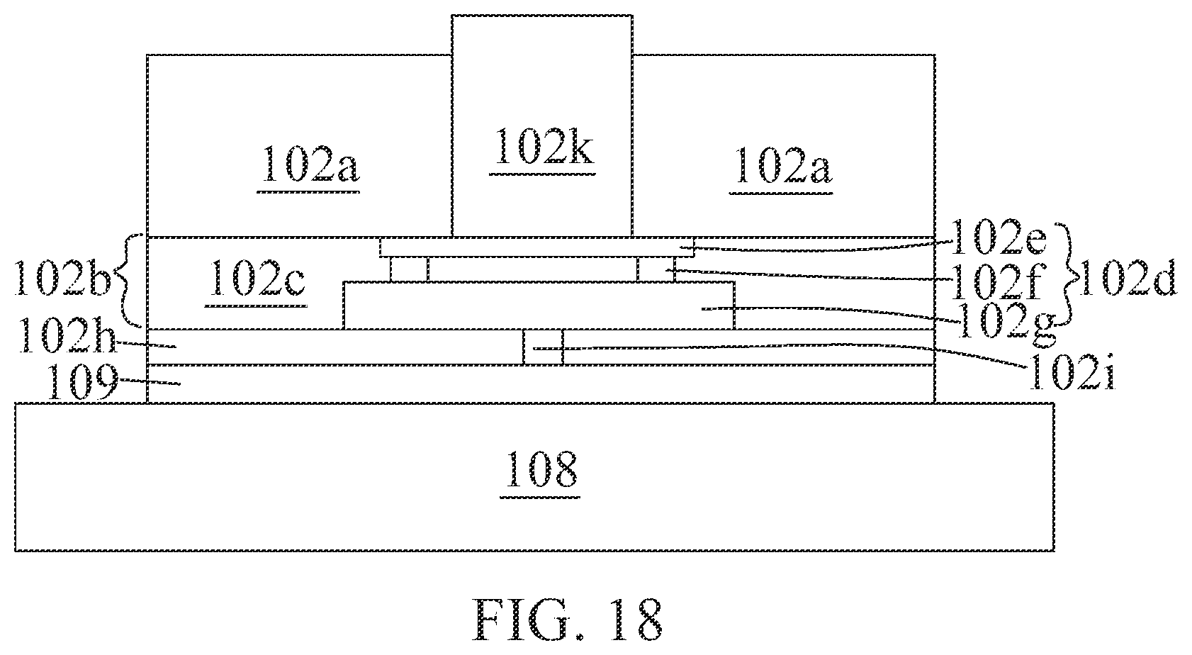 Patent US12588553 Figure 18 – Semiconductor structure having conductive pad with protrusion and manufacturing method thereof