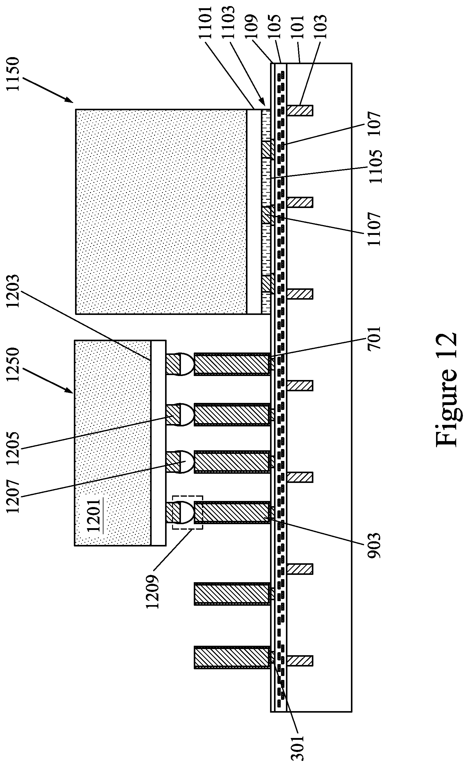 Patent US12588554 Figure 10 – Semiconductor device and method forming same