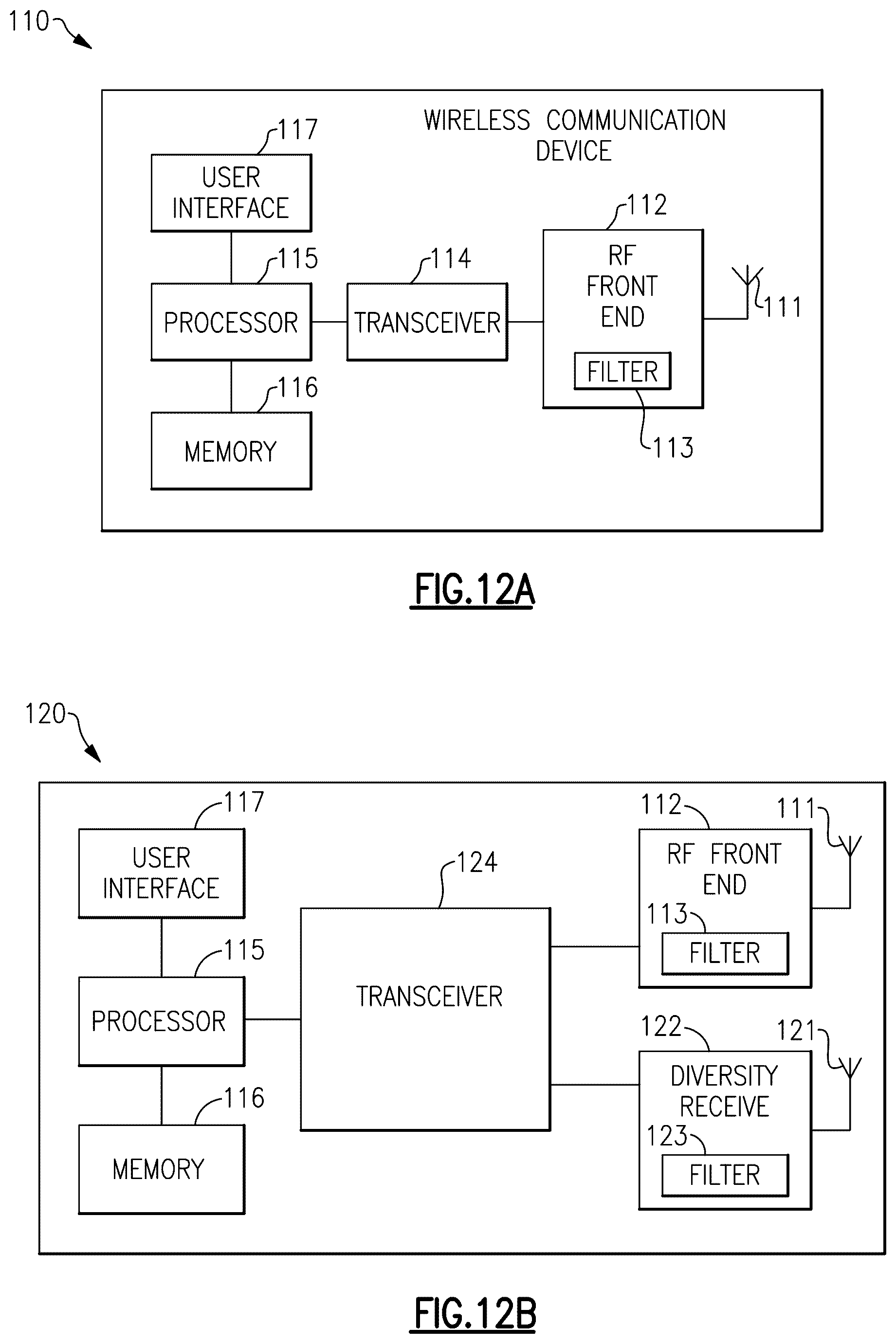 Patent US12588555 Figure 10 – Dual sided molded package with varying interconnect pad sizes and varying exposed solderable area