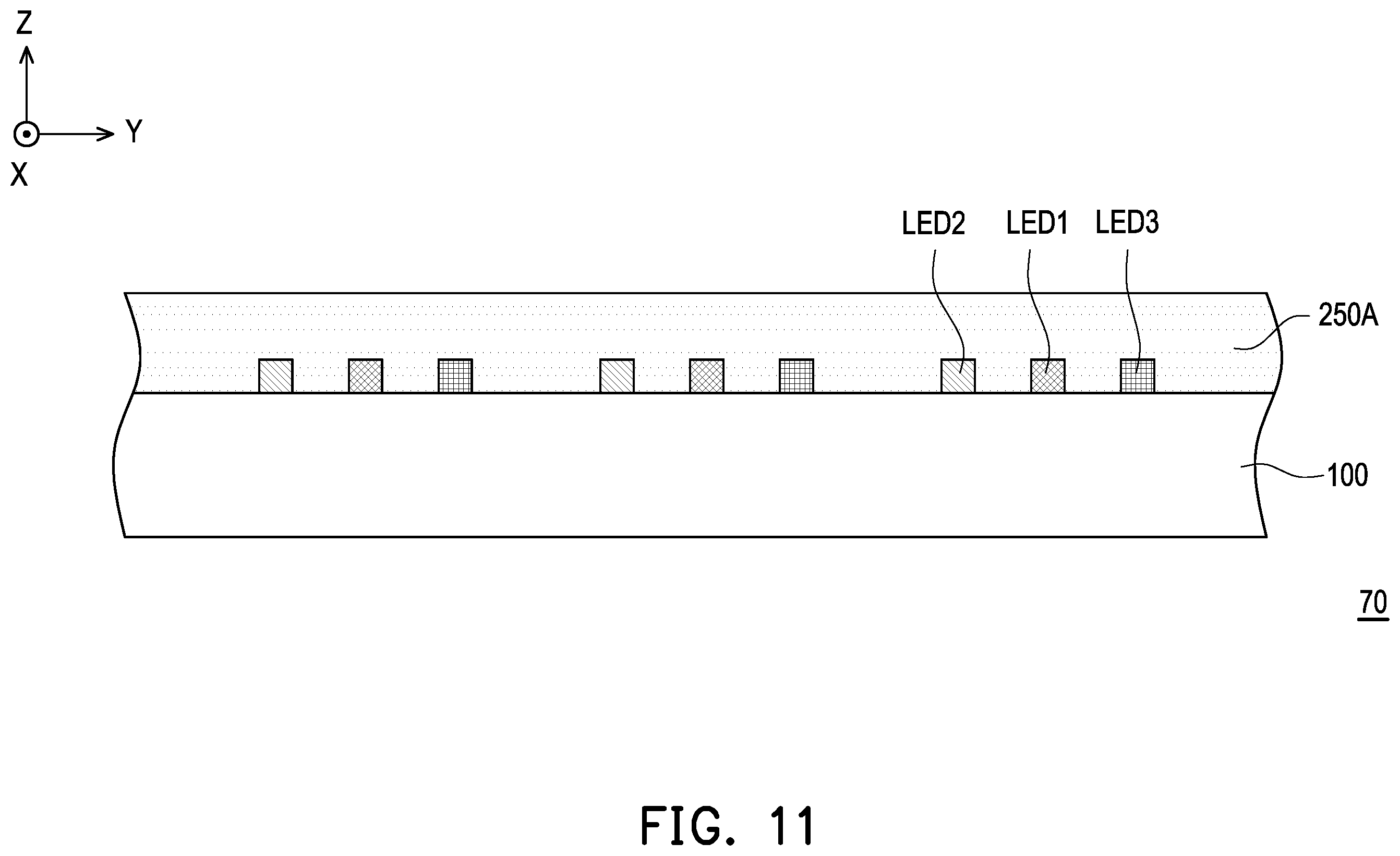 Patent US12588556 Figure 11 – Display apparatus