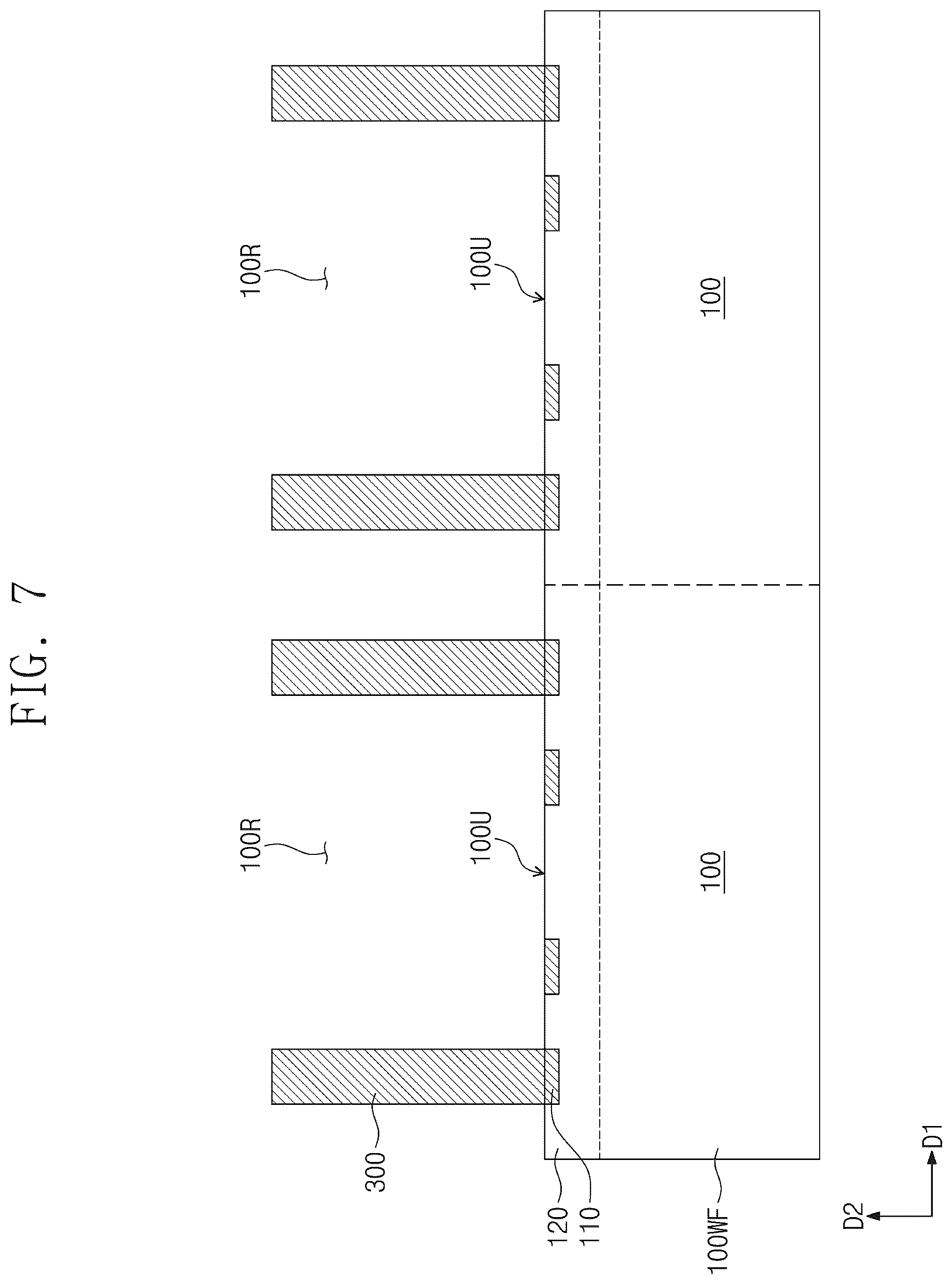 Patent US12588558 Figure 7 – Semiconductor package