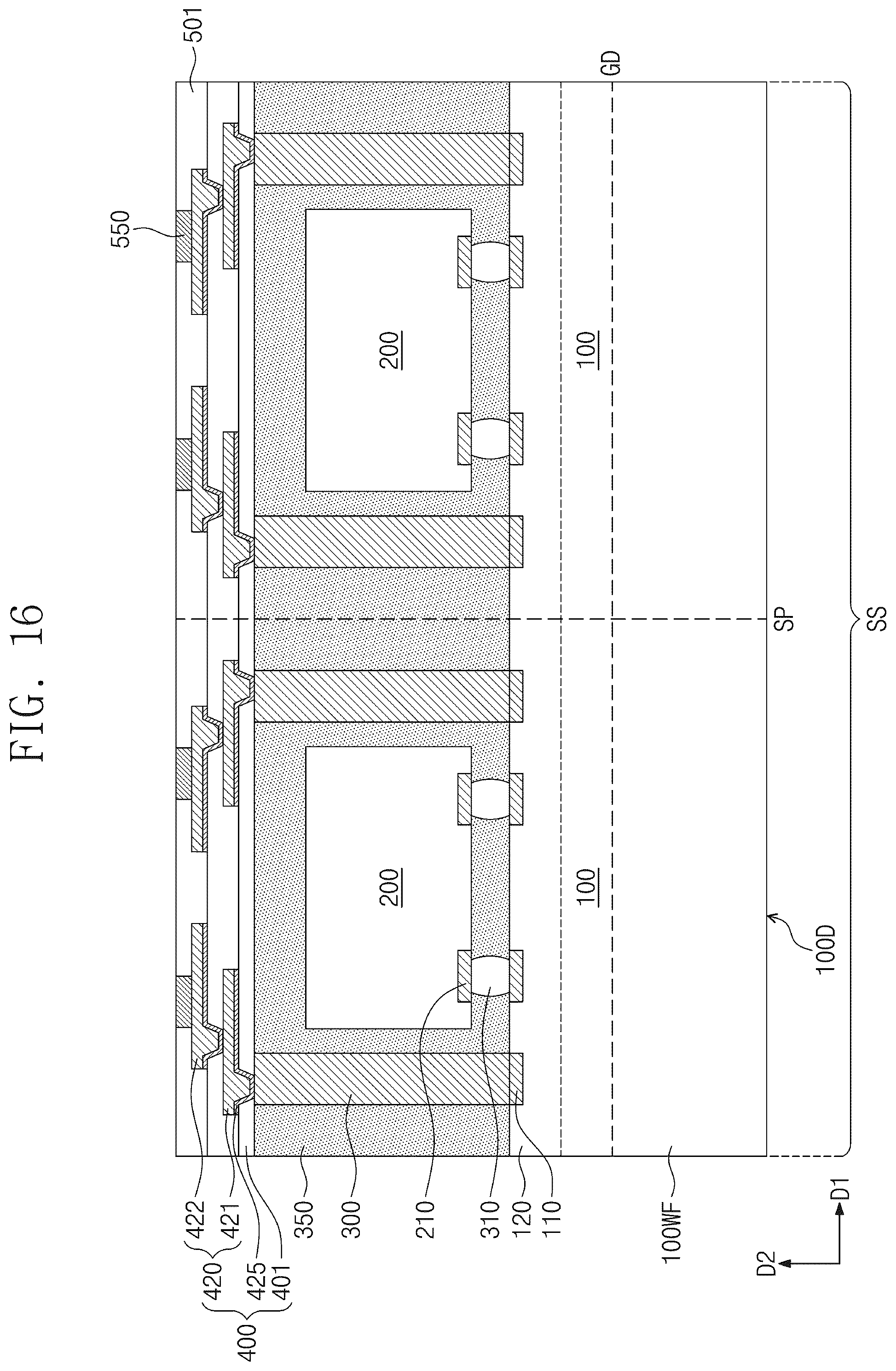 Patent US12588558 Figure 16 – Semiconductor package