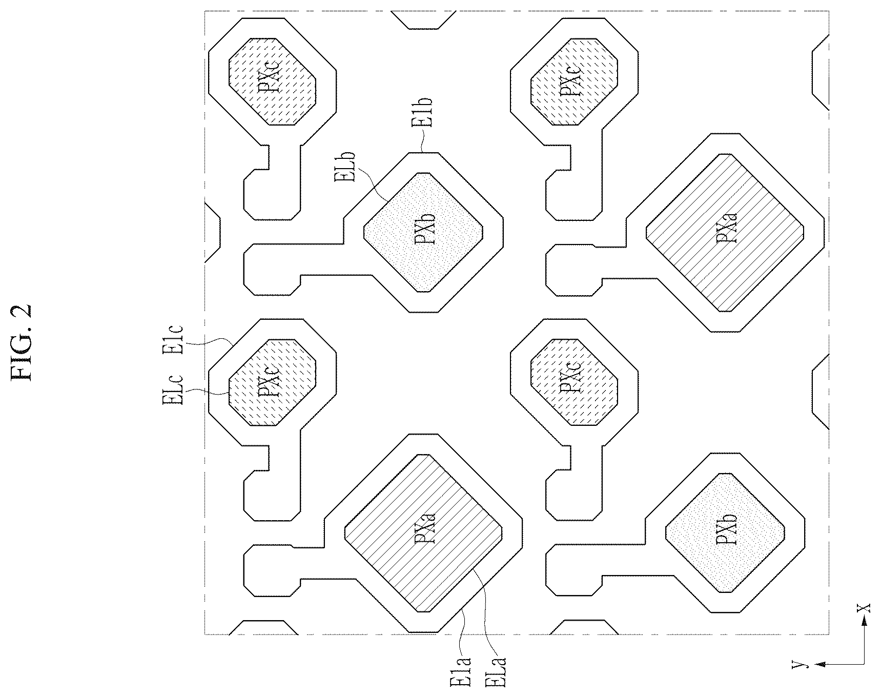 Patent US12588561 Figure 2 – Light emitting display device