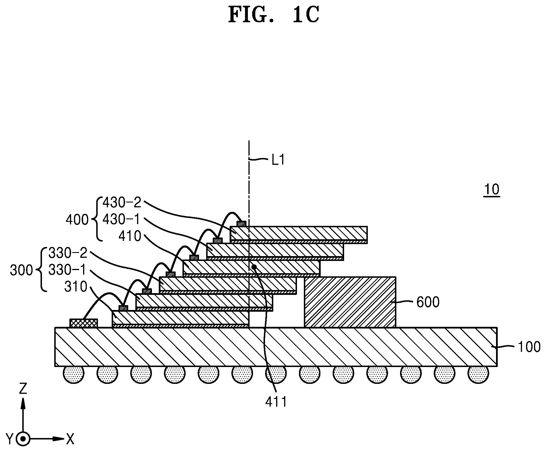Patent US12588562 Figure 3 – Semiconductor package
